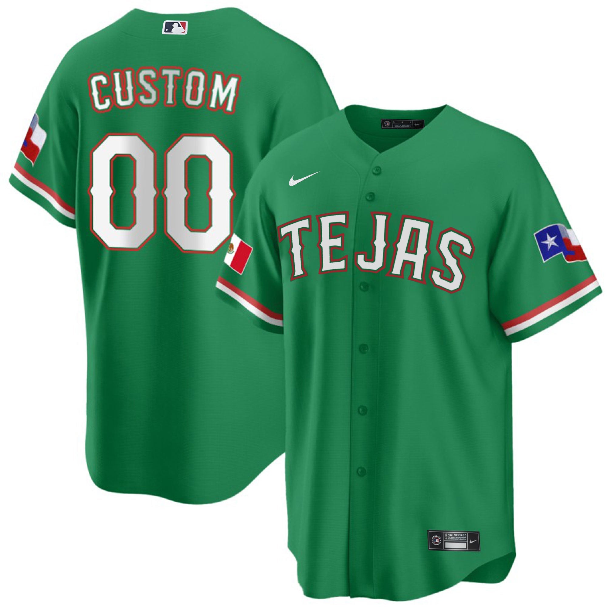 Texas Mexican Custom Jersey