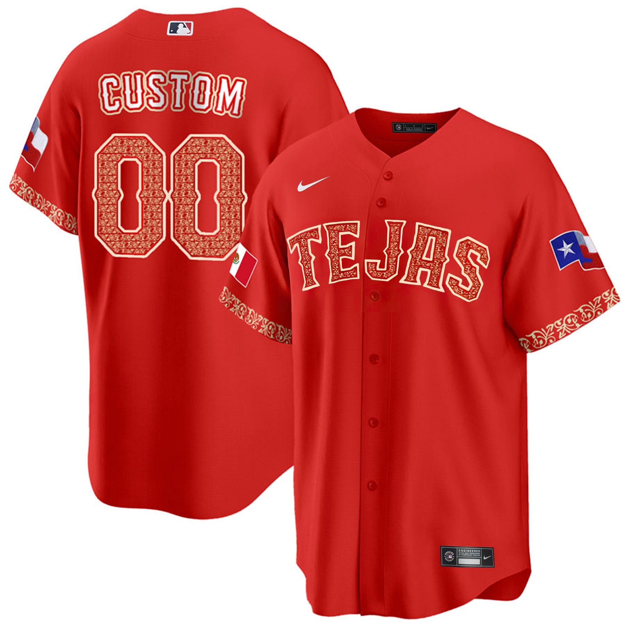 Texas Mexican Custom Jersey