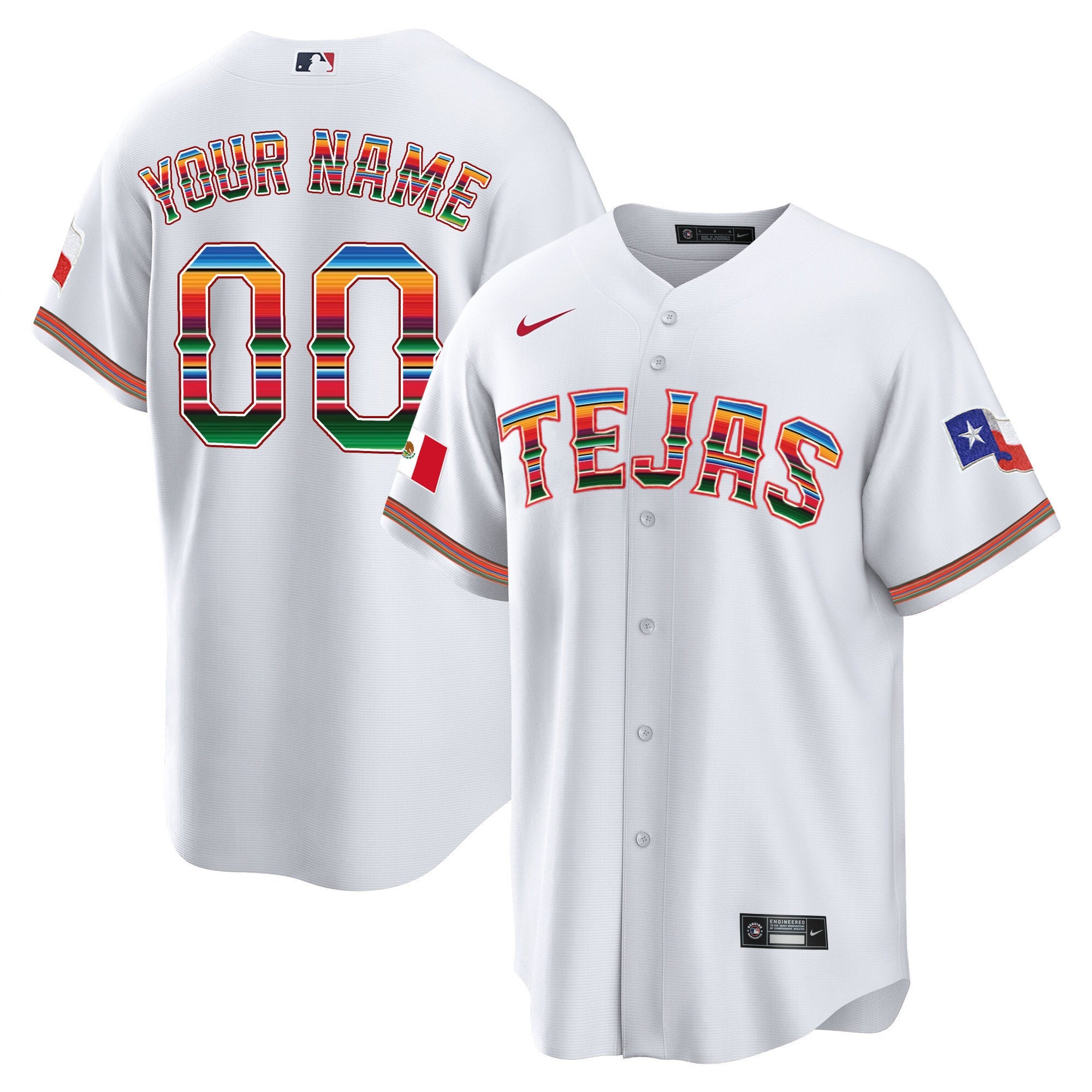 Texas Mexican Custom Jersey V2