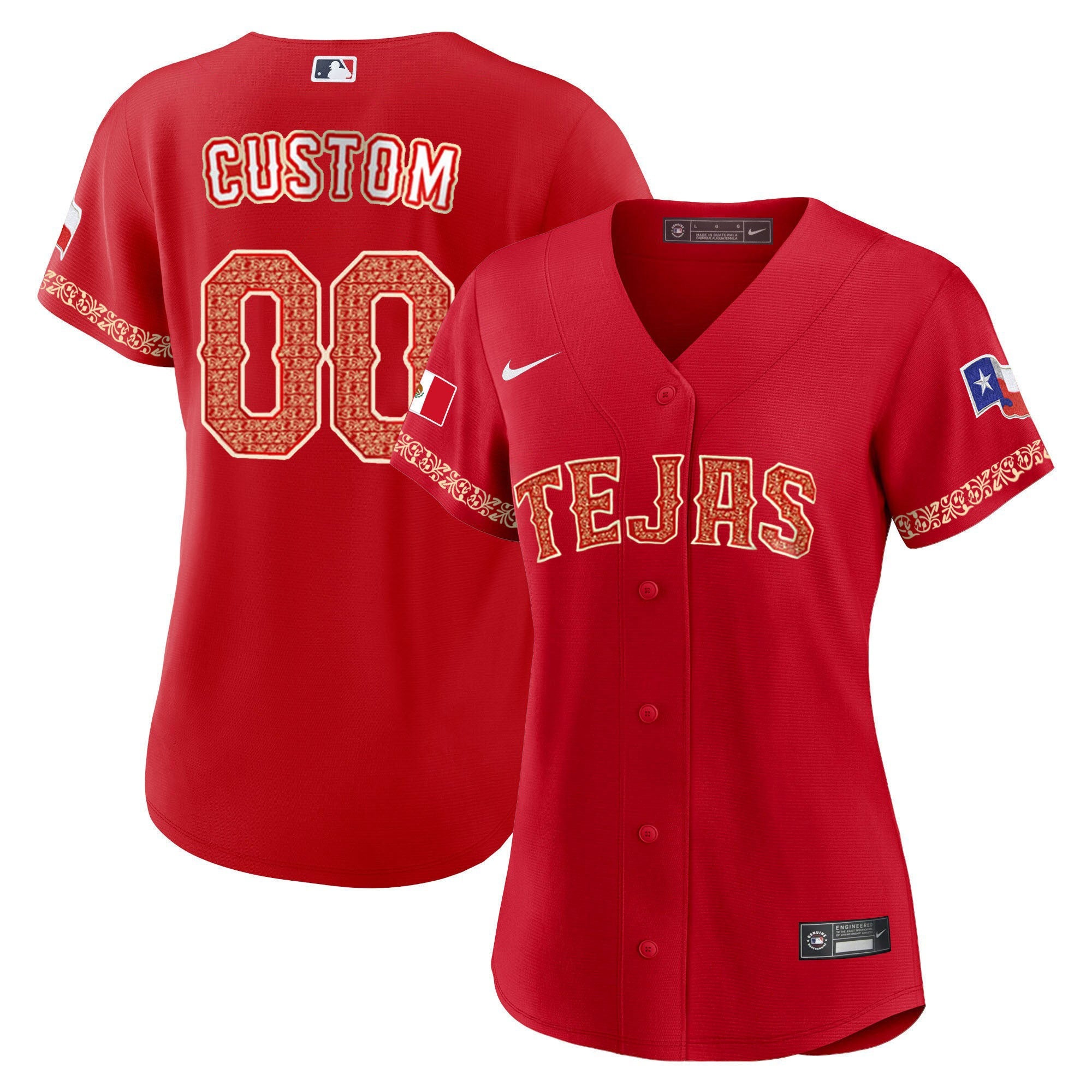 Texas Mexican Custom Jersey V2