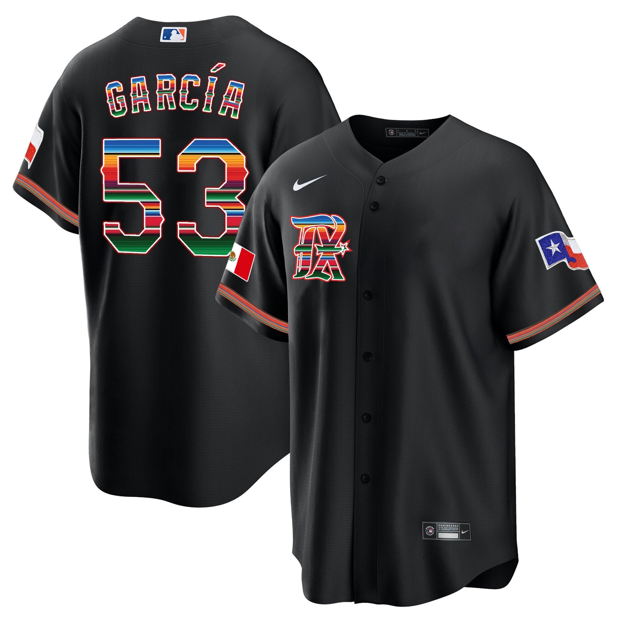 Men’s Texas Mexican Heritage Night Cool Base Jersey – City Connect