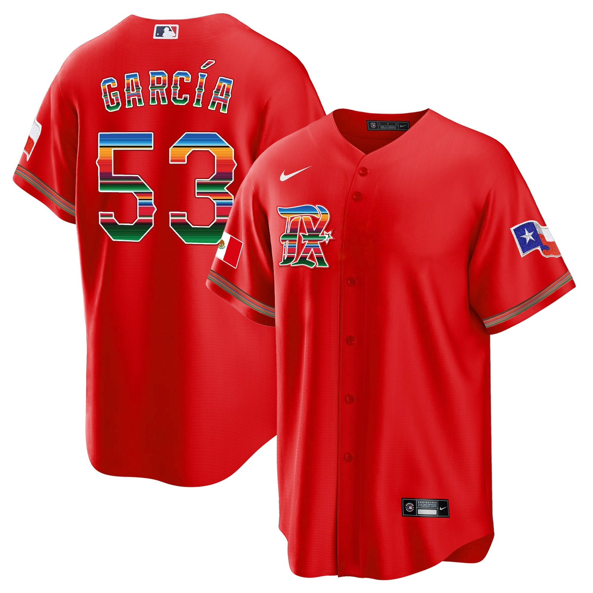 Men’s Texas Mexican Heritage Night Cool Base Jersey – City Connect