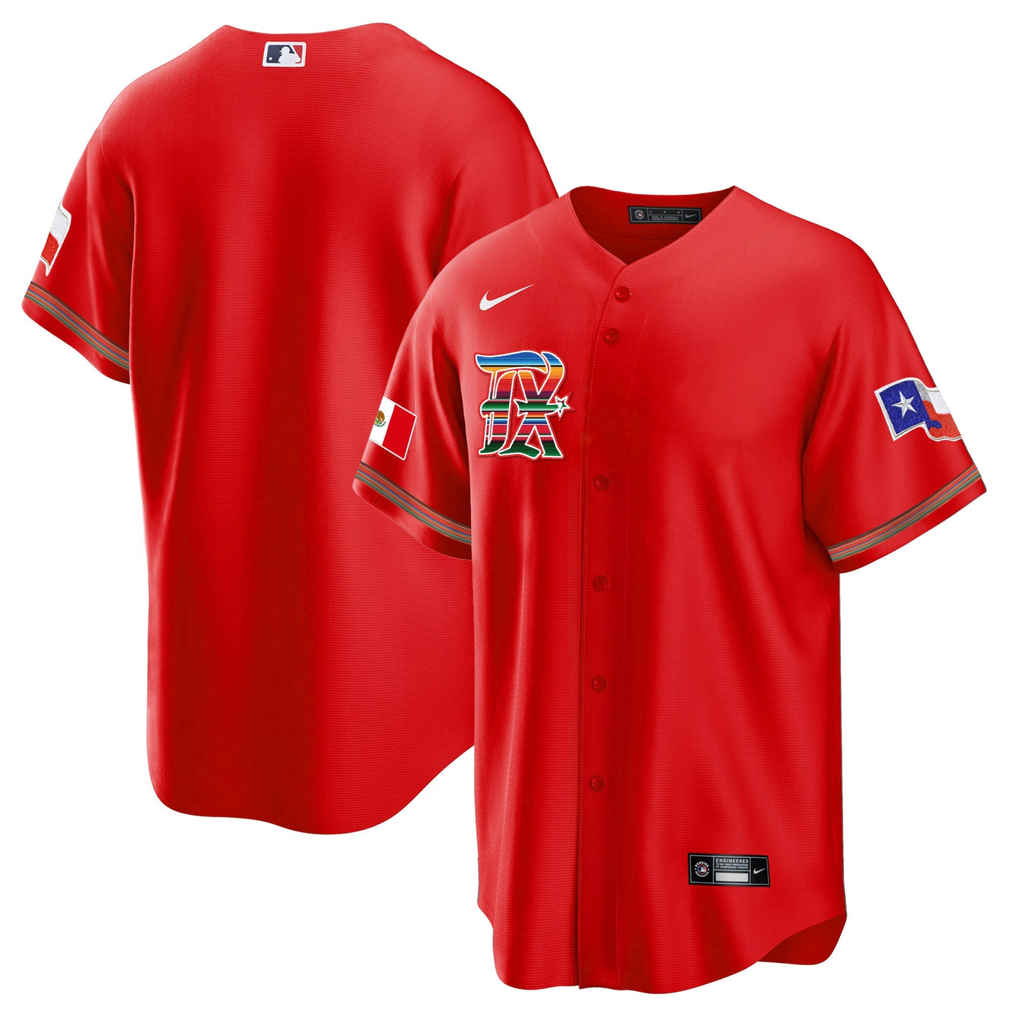 Men’s Texas Mexican Heritage Night Cool Base Jersey – City Connect
