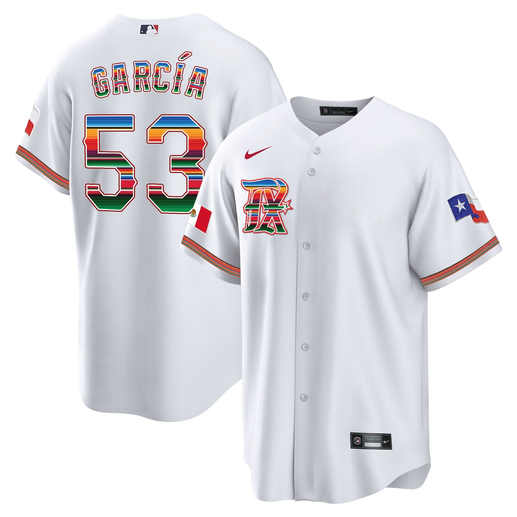 Men’s Texas Mexican Heritage Night Cool Base Jersey – City Connect