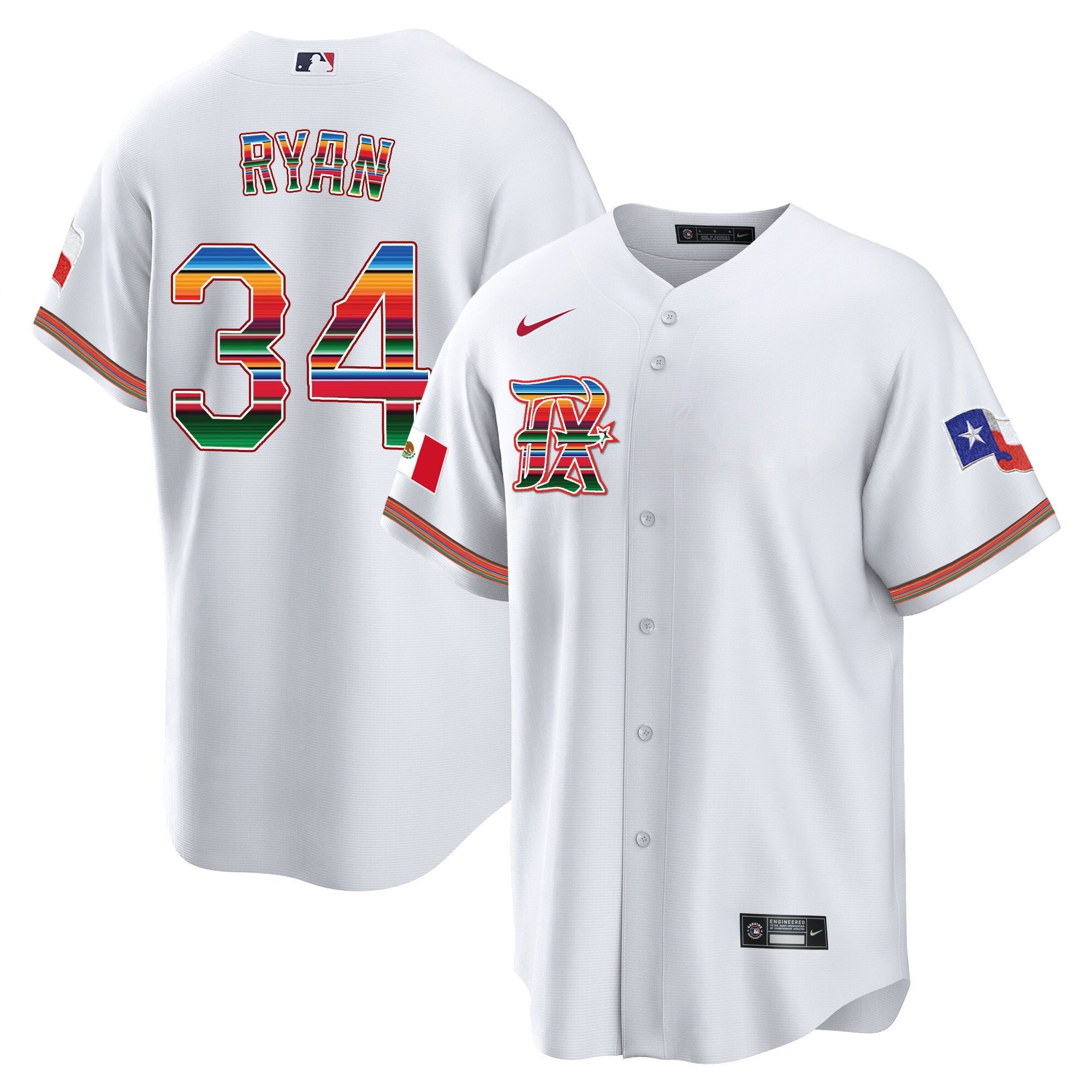 Men’s Texas Mexican Heritage Night Cool Base Jersey – City Connect