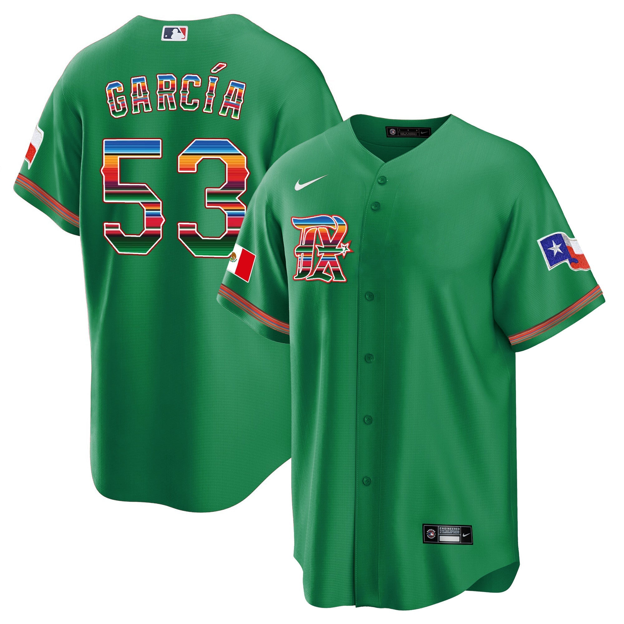 Men’s Texas Mexican Heritage Night Cool Base Jersey – City Connect