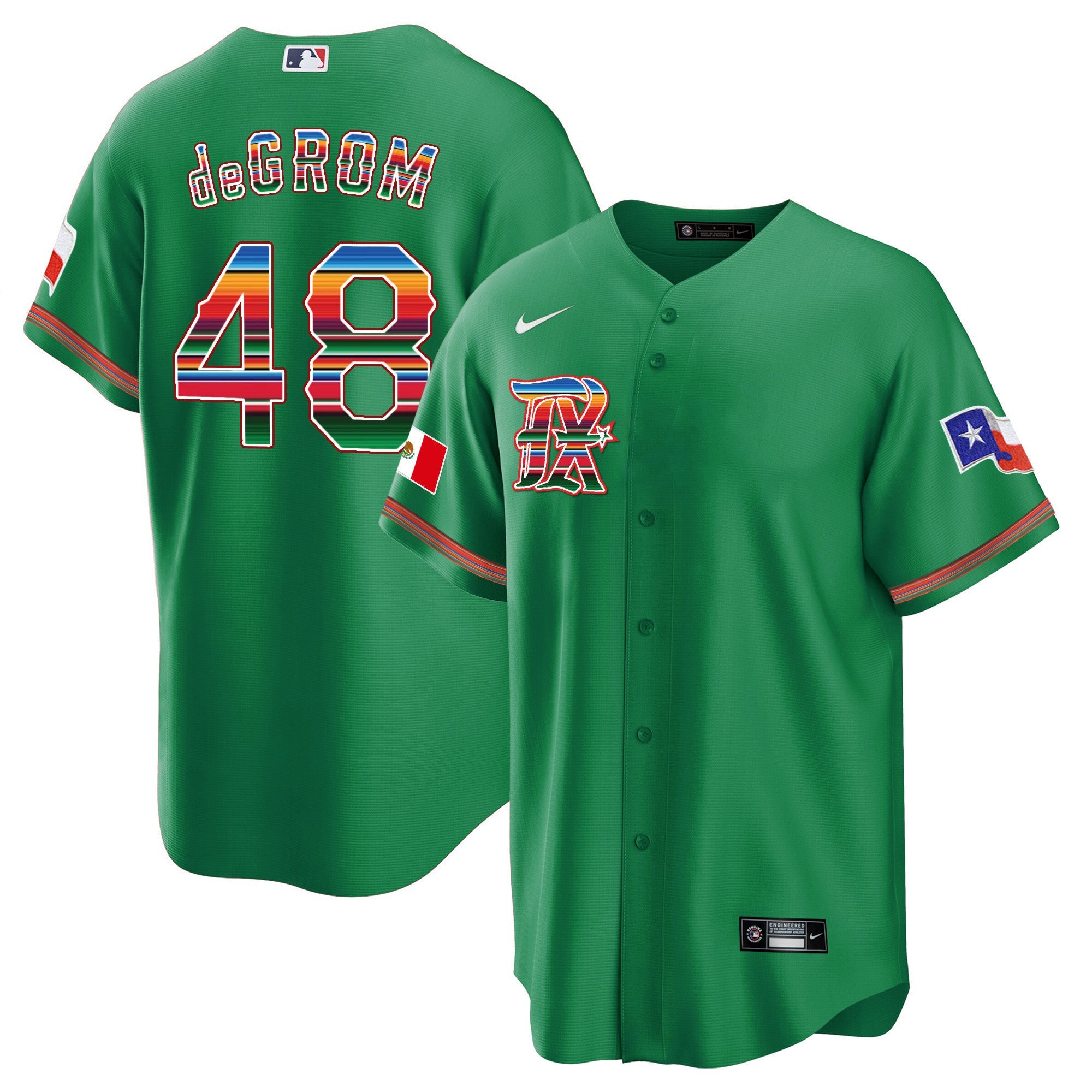 Men’s Texas Mexican Heritage Night Cool Base Jersey – City Connect
