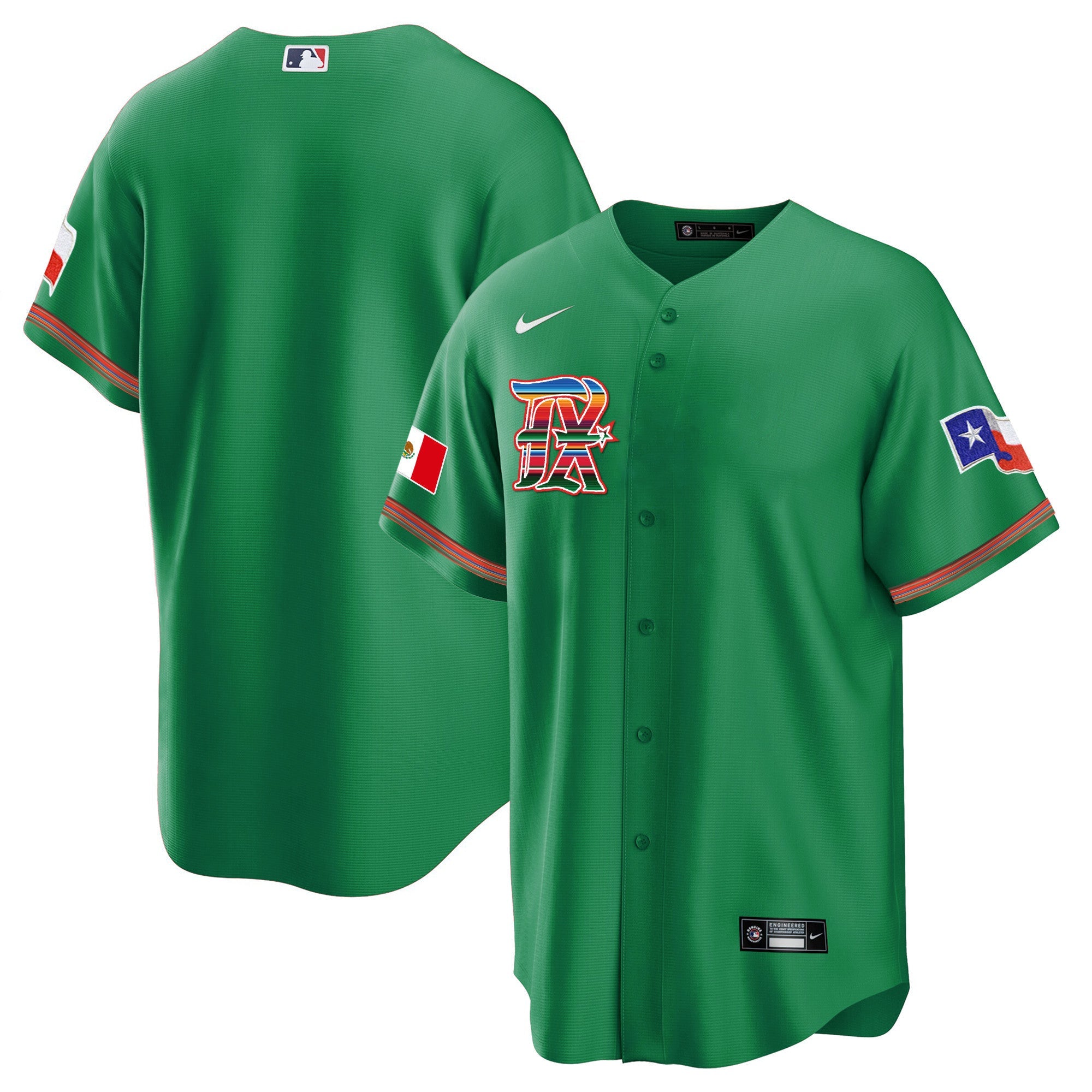 Men’s Texas Mexican Heritage Night Cool Base Jersey – City Connect