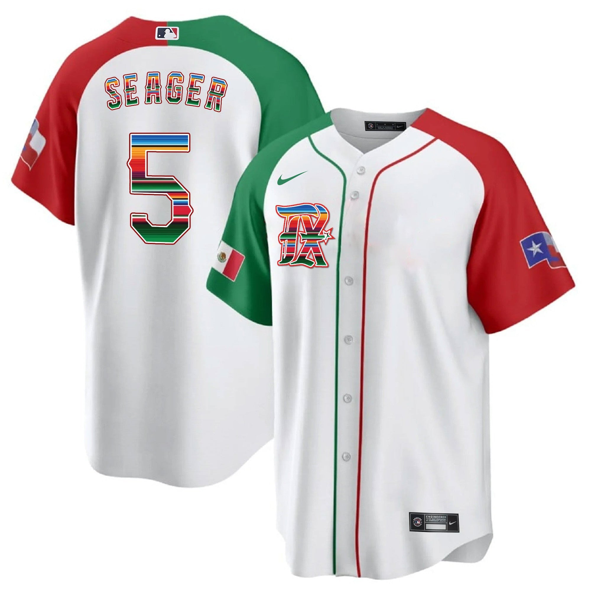 Men’s Texas Mexican Heritage Night Cool Base Jersey – City Connect