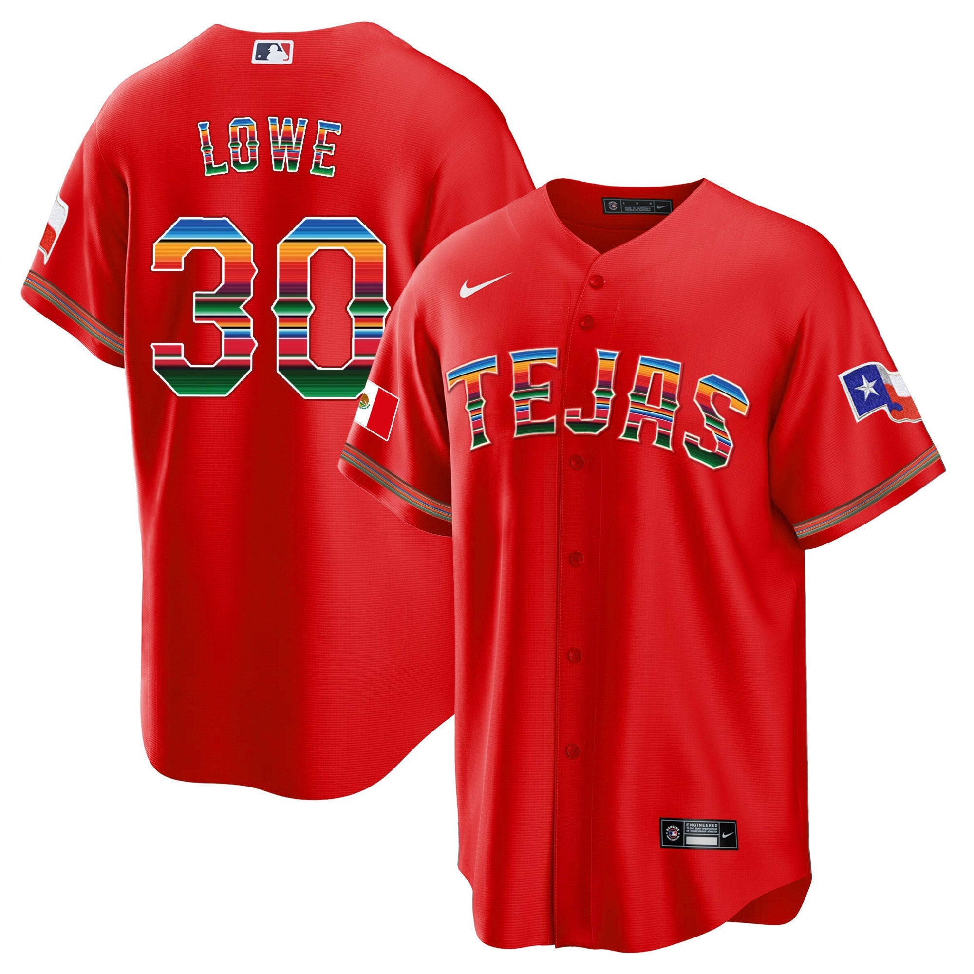 Men’s Texas Mexican Heritage Night Cool Base Jersey – Tejas