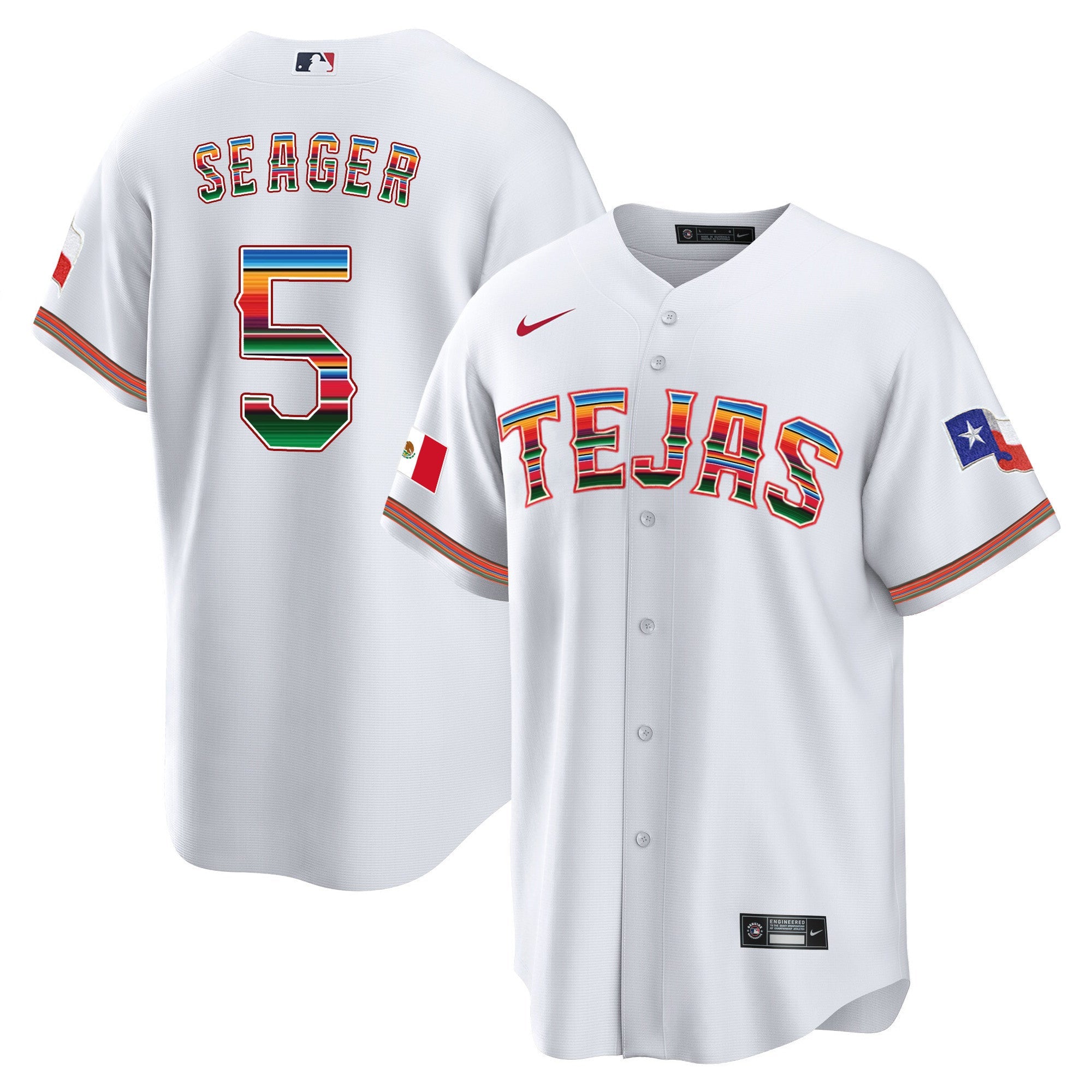 Men’s Texas Mexican Heritage Night Cool Base Jersey – Tejas