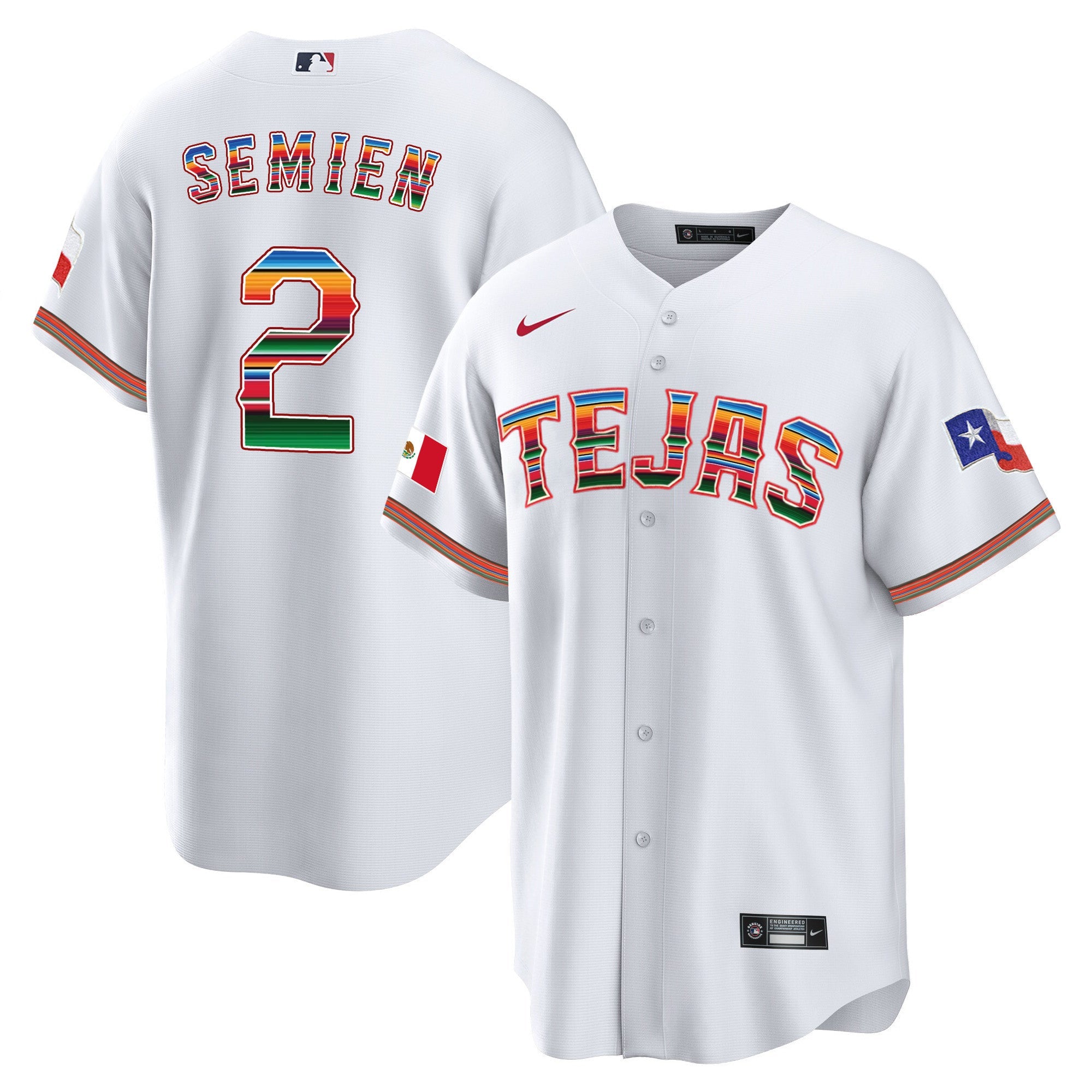 Men’s Texas Mexican Heritage Night Cool Base Jersey – Tejas