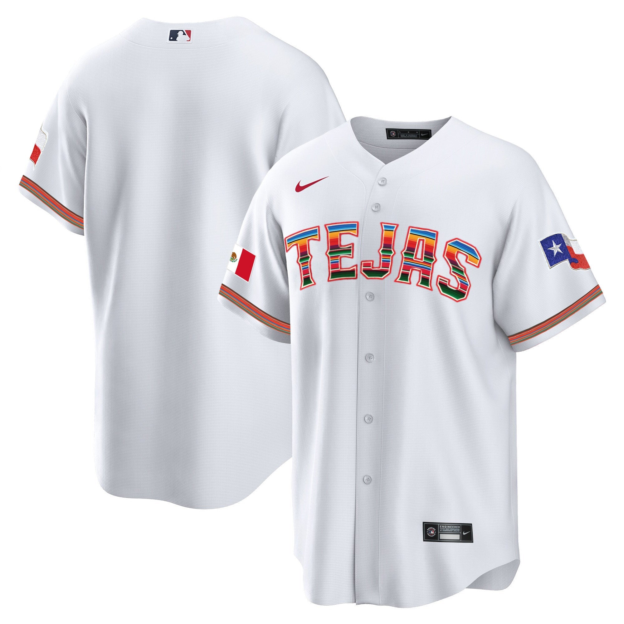 Men’s Texas Mexican Heritage Night Cool Base Jersey – Tejas
