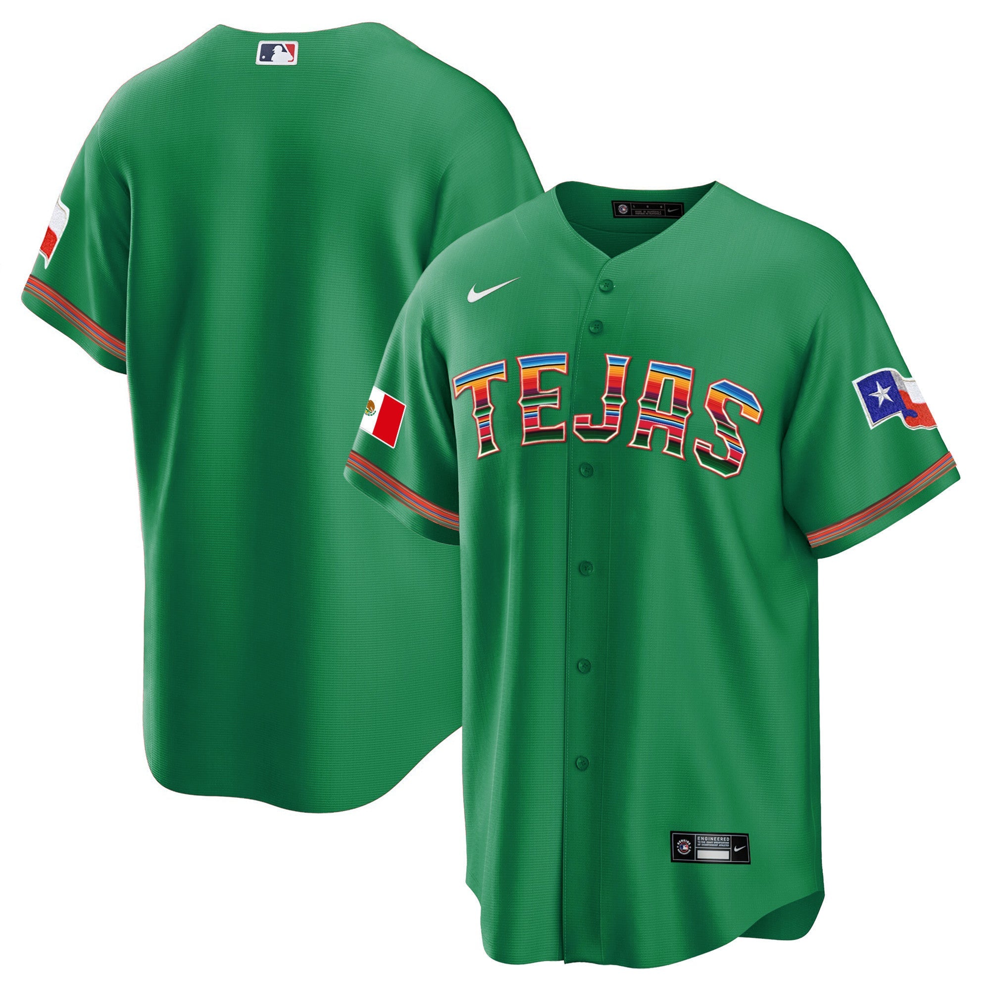 Men’s Texas Mexican Heritage Night Cool Base Jersey – Tejas