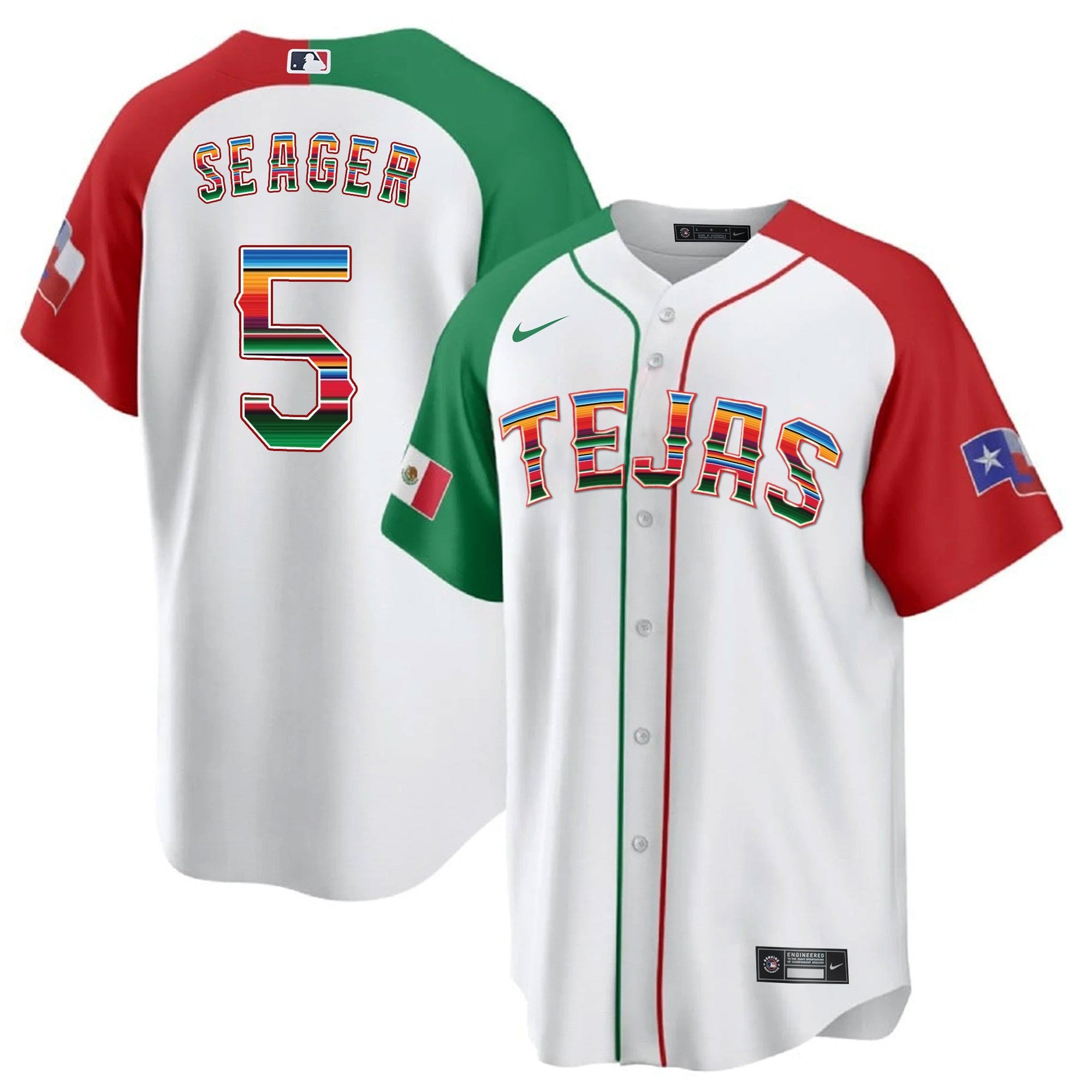 Men’s Texas Mexican Heritage Night Cool Base Jersey – Tejas