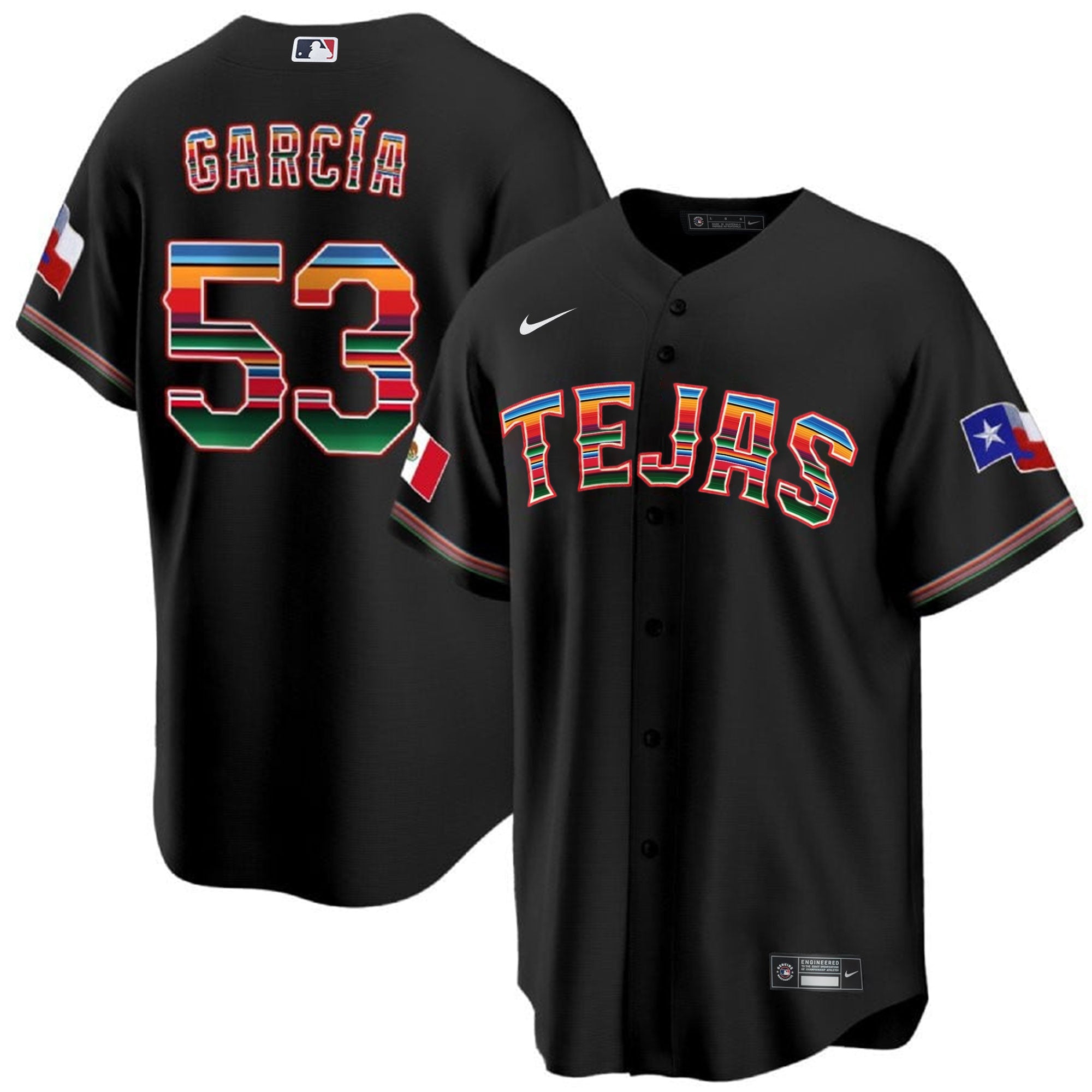 Men’s Texas Mexican Heritage Night Cool Base Jersey – Tejas