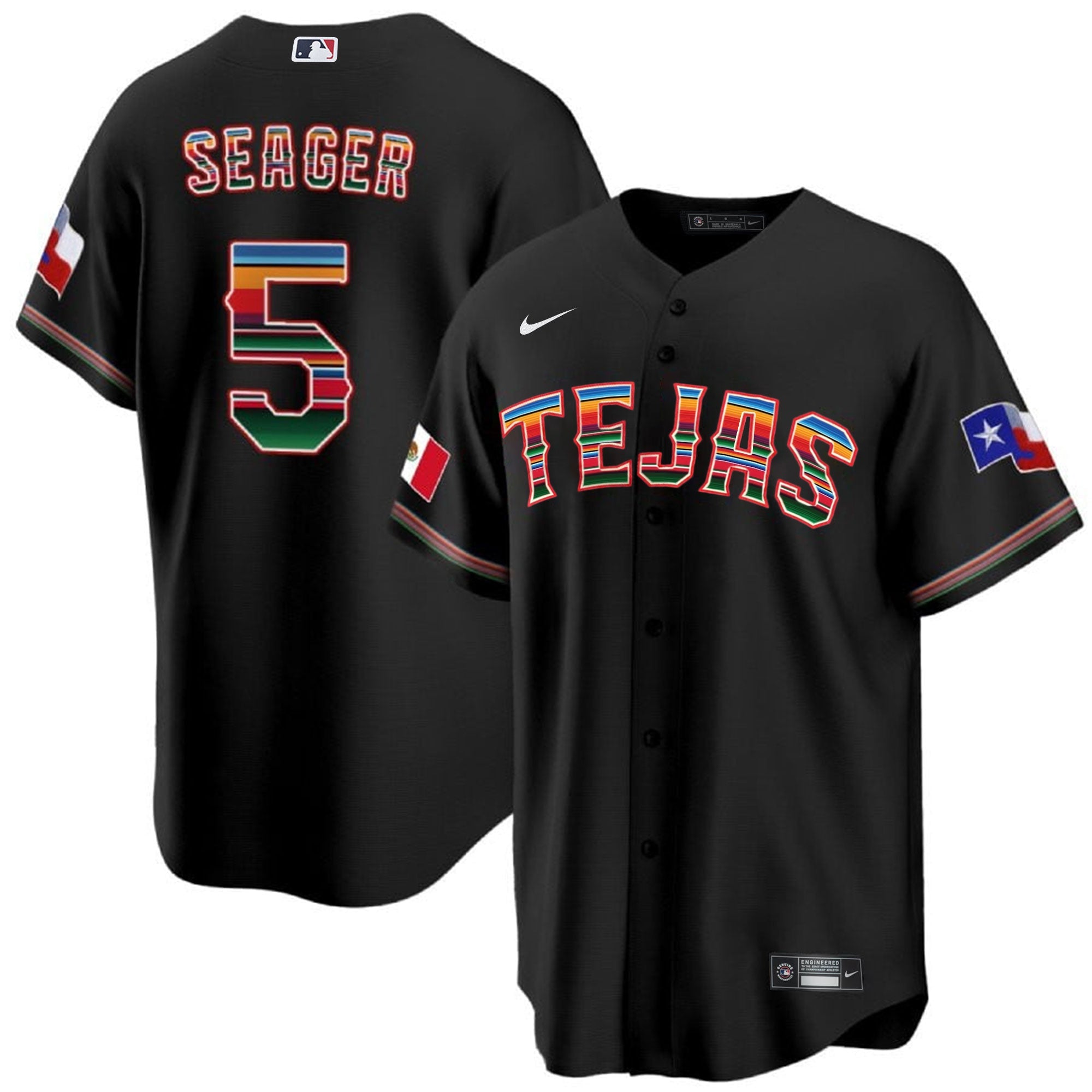 Men’s Texas Mexican Heritage Night Cool Base Jersey – Tejas