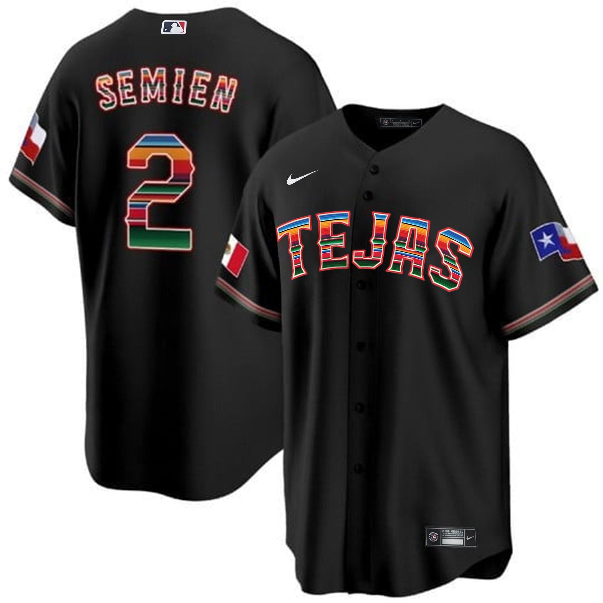 Men’s Texas Mexican Heritage Night Cool Base Jersey – Tejas