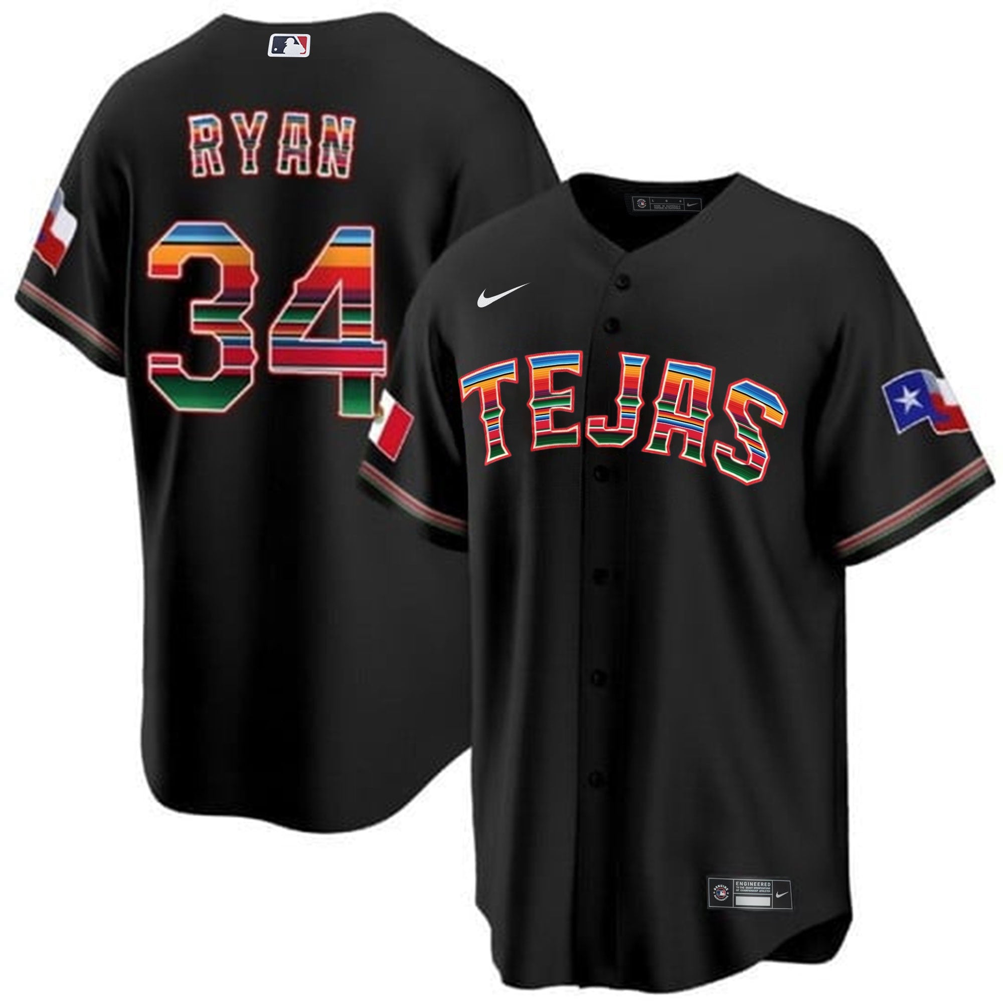 Men’s Texas Mexican Heritage Night Cool Base Jersey – Tejas