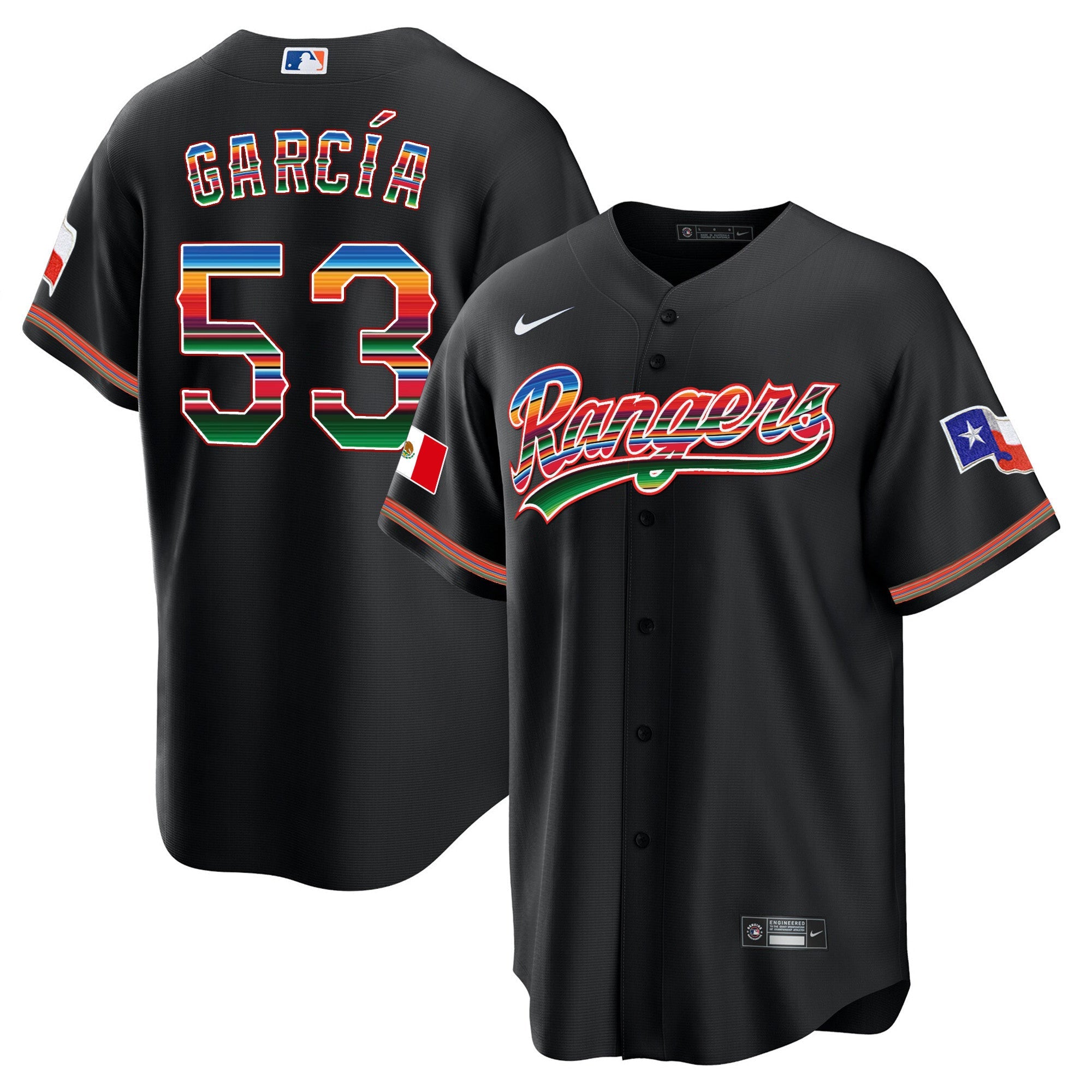 Men’s Texas Mexican Heritage Night Cool Base Jersey – Home