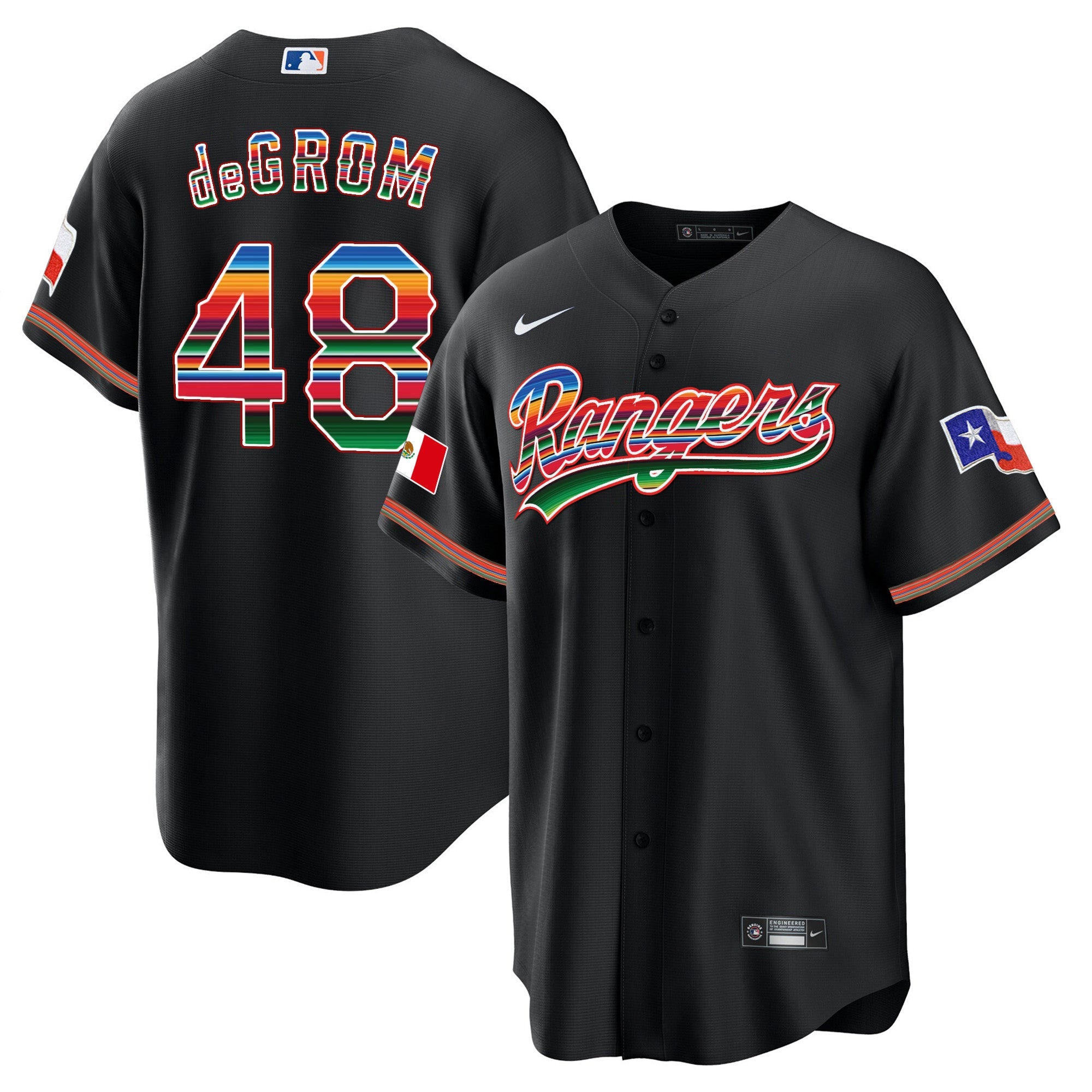 Men’s Texas Mexican Heritage Night Cool Base Jersey – Home