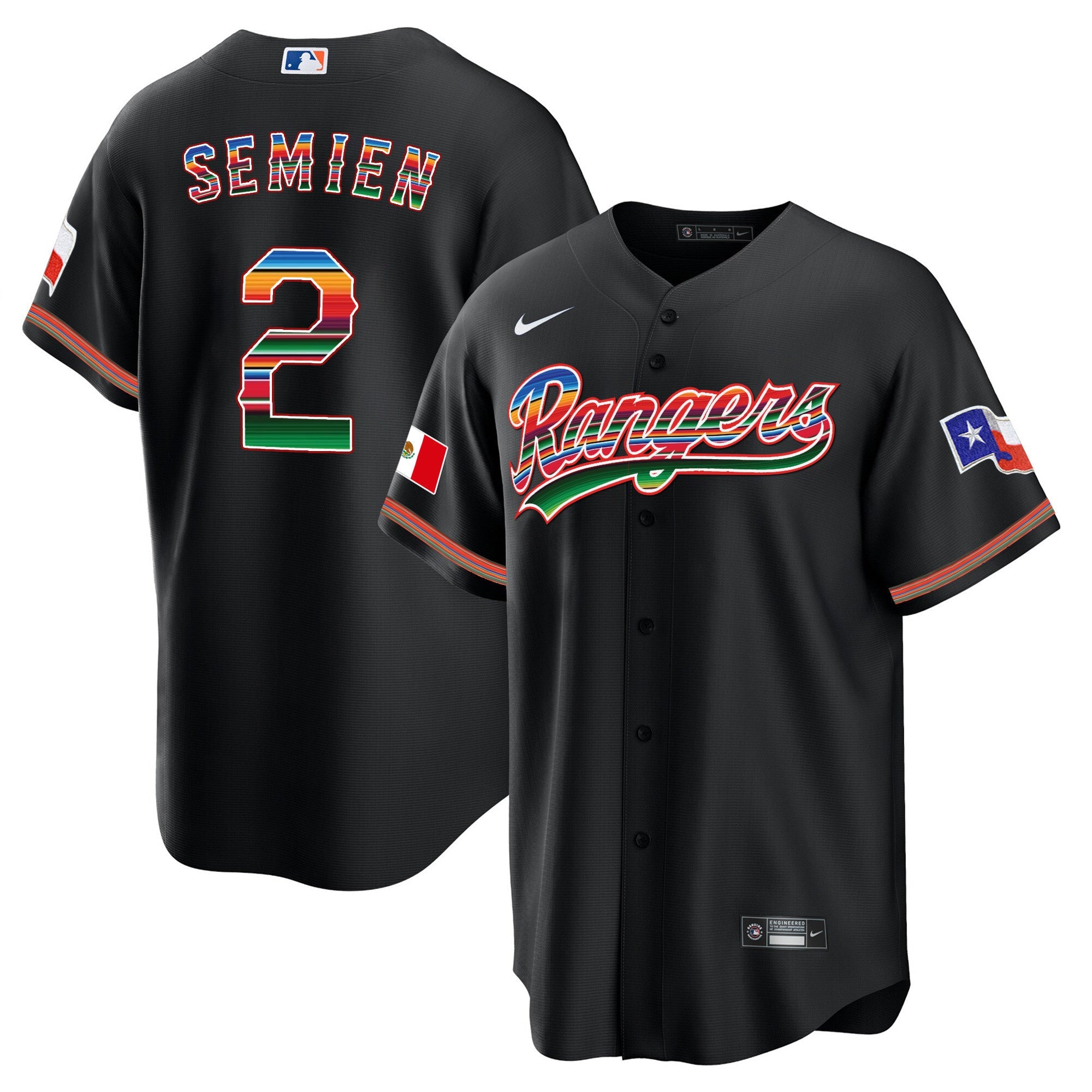 Men’s Texas Mexican Heritage Night Cool Base Jersey – Home