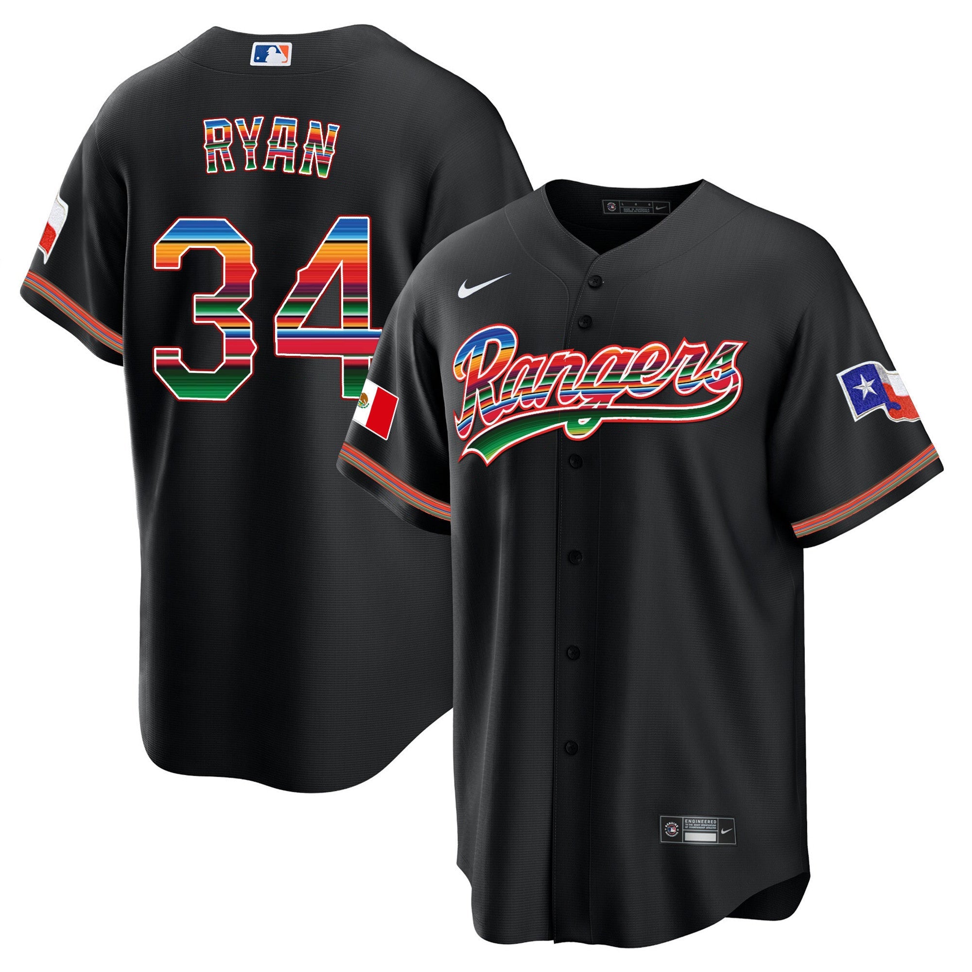 Men’s Texas Mexican Heritage Night Cool Base Jersey – Home