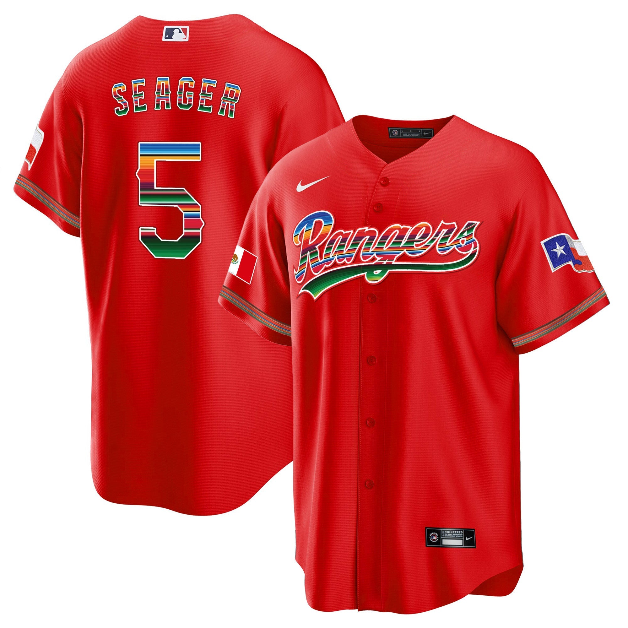 Men’s Texas Mexican Heritage Night Cool Base Jersey – Home
