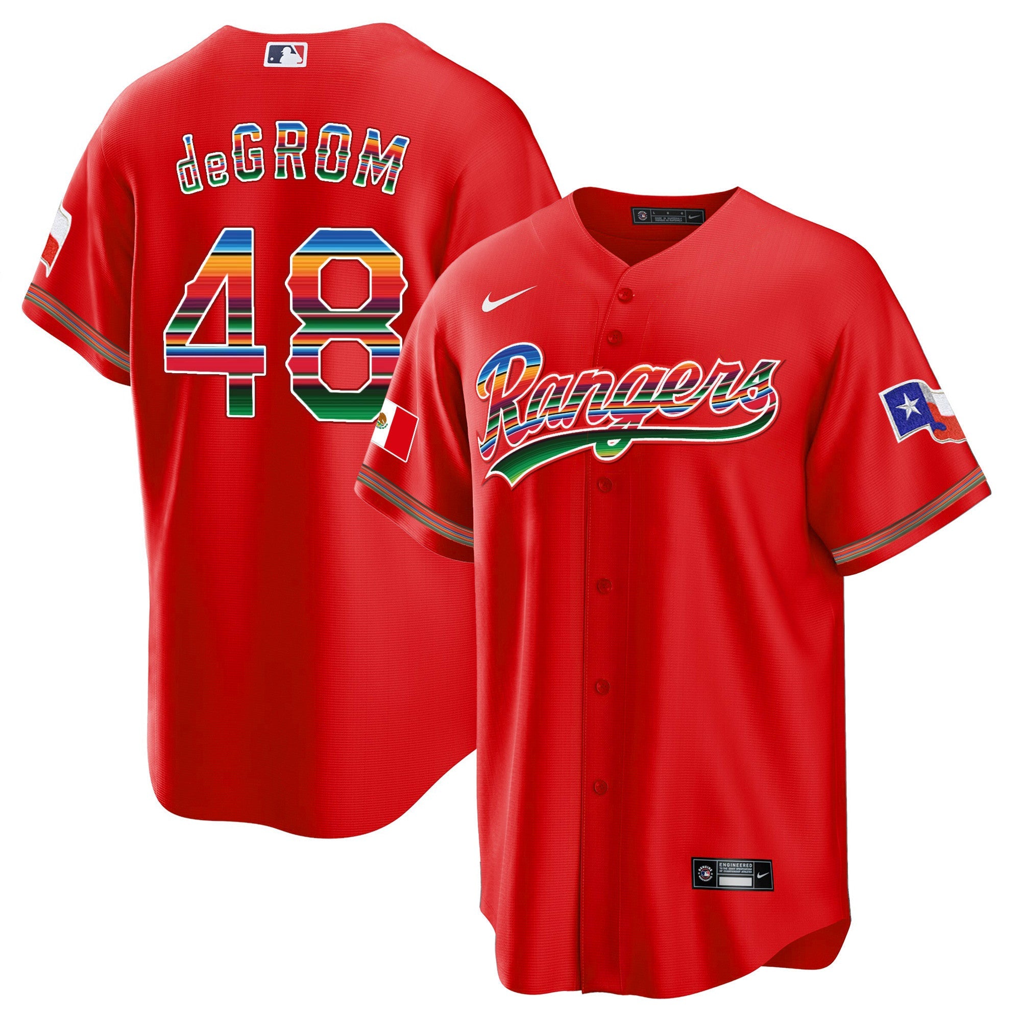 Men’s Texas Mexican Heritage Night Cool Base Jersey – Home