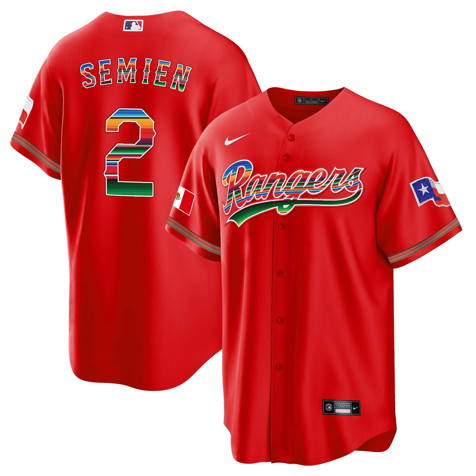 Men’s Texas Mexican Heritage Night Cool Base Jersey – Home