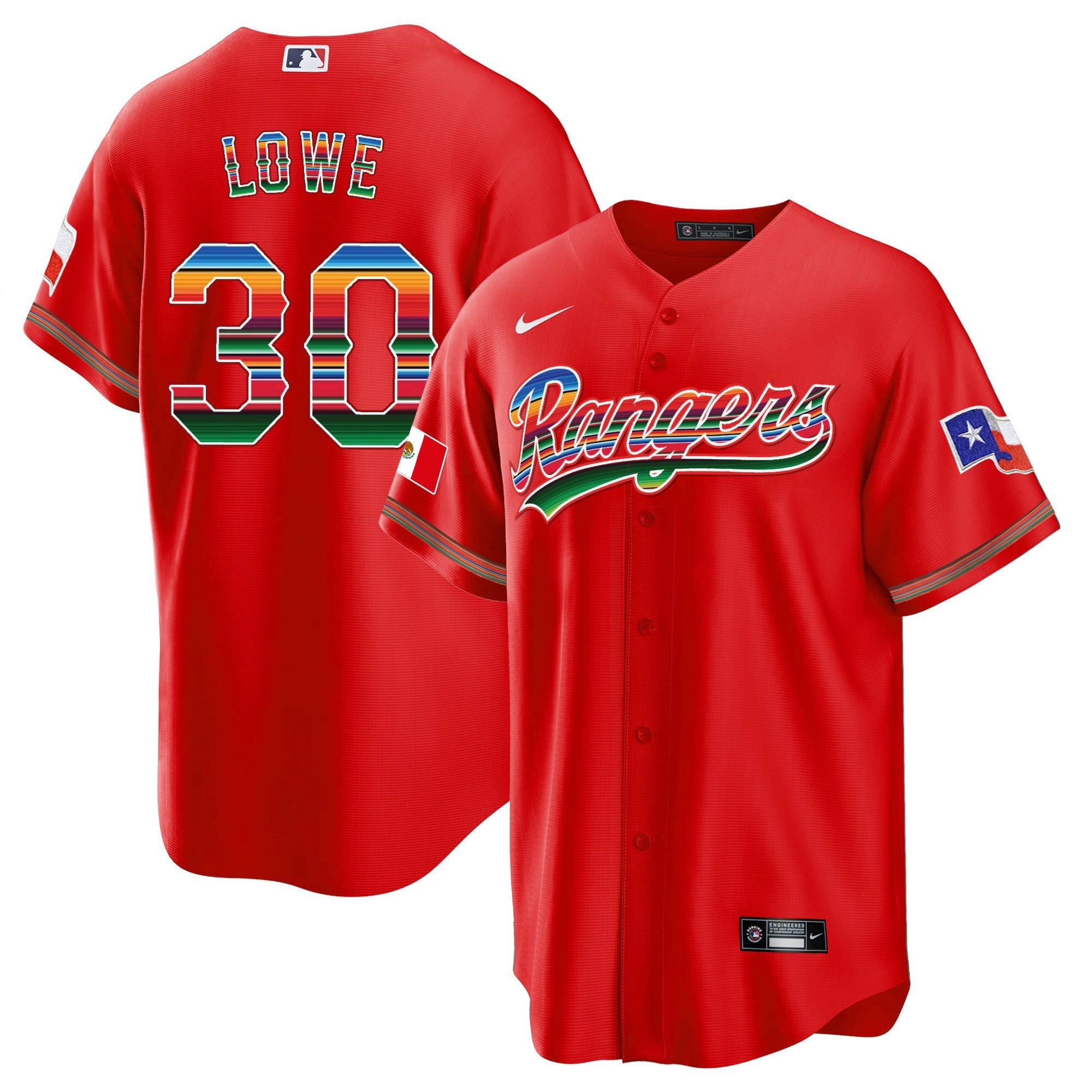 Men’s Texas Mexican Heritage Night Cool Base Jersey – Home