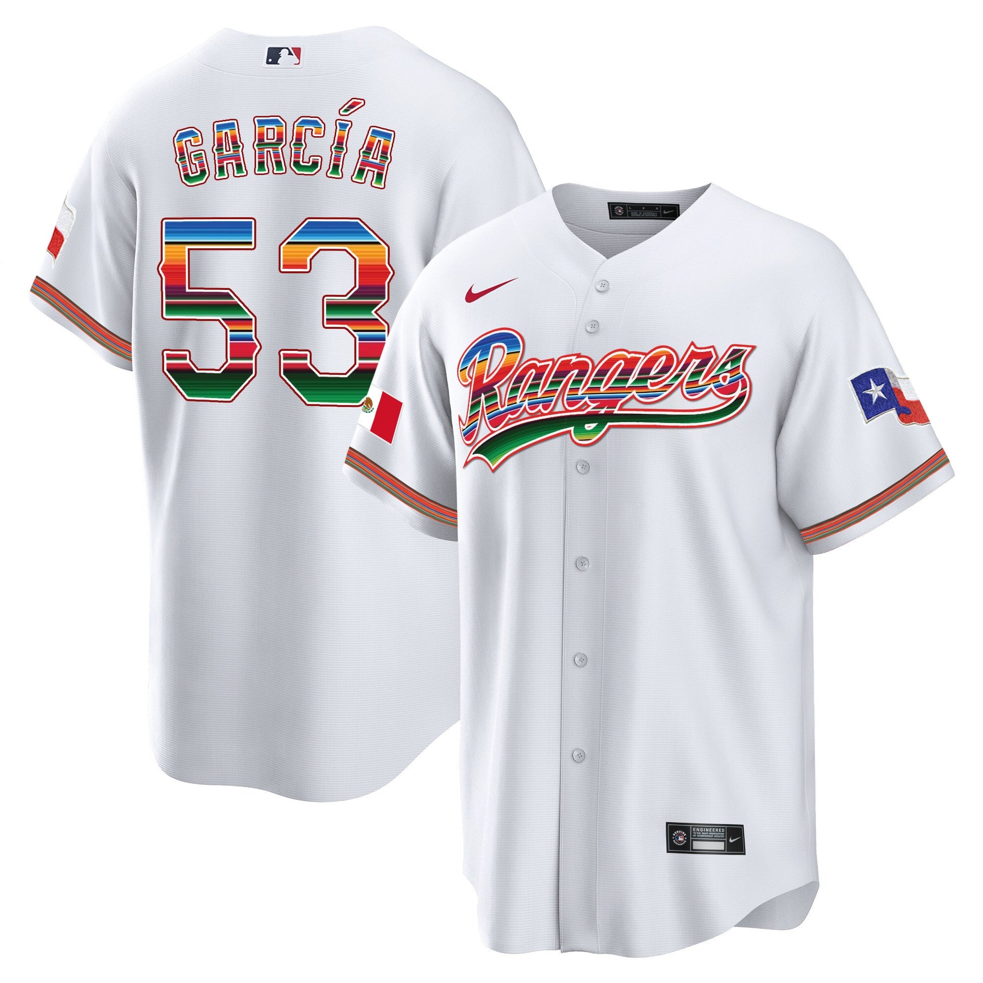 Men’s Texas Mexican Heritage Night Cool Base Jersey – Home