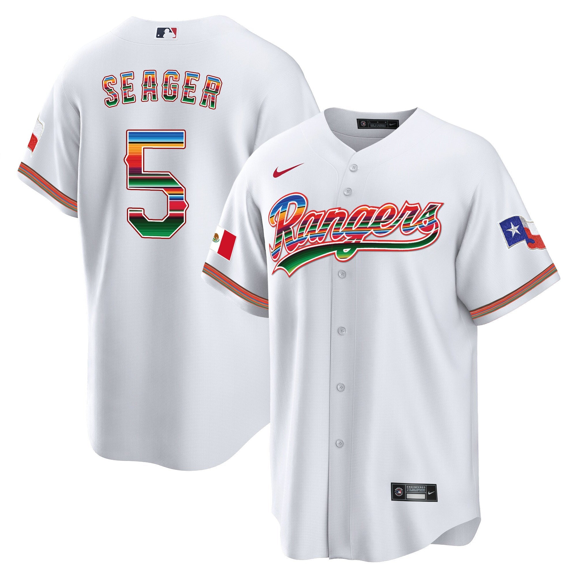 Men’s Texas Mexican Heritage Night Cool Base Jersey – Home