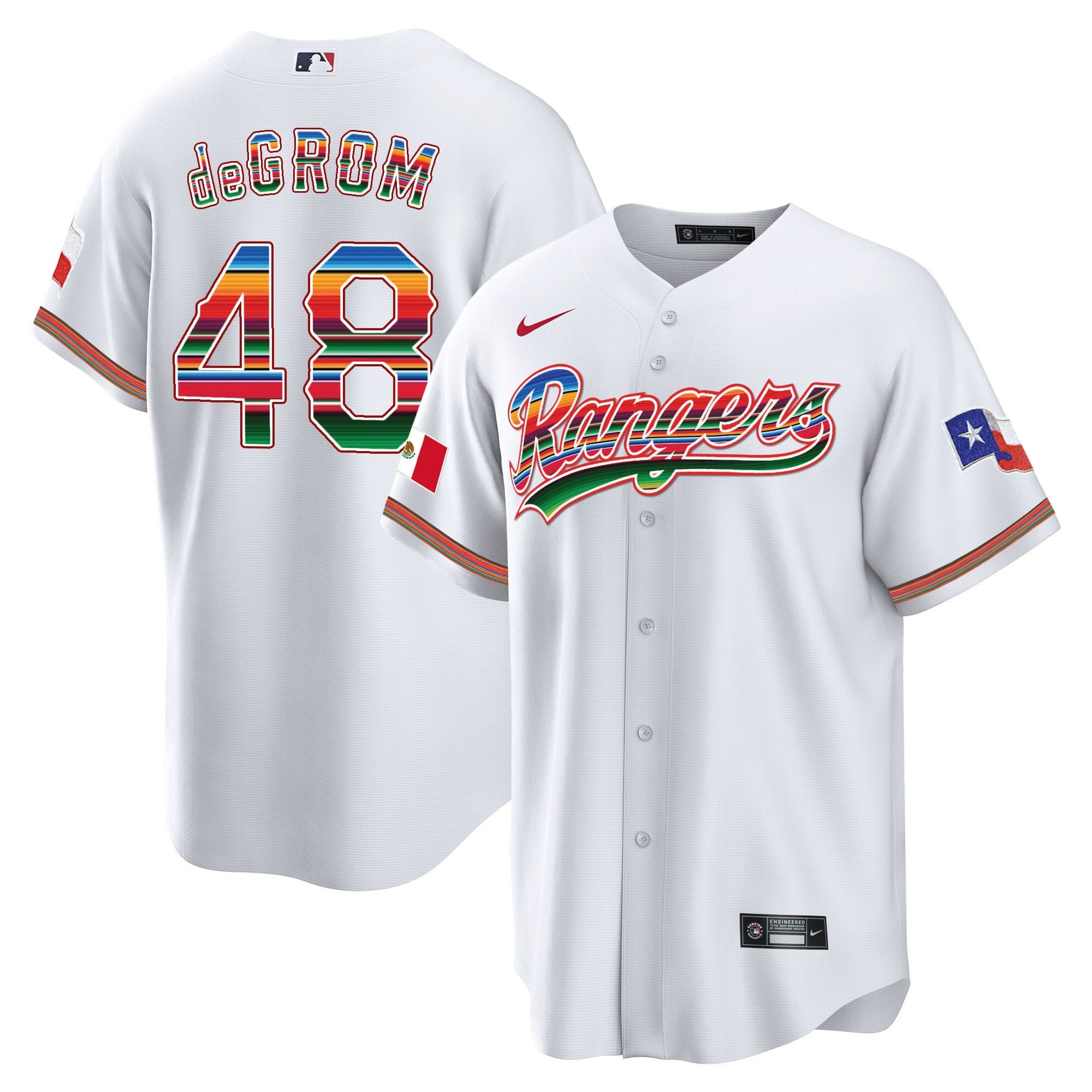 Men’s Texas Mexican Heritage Night Cool Base Jersey – Home