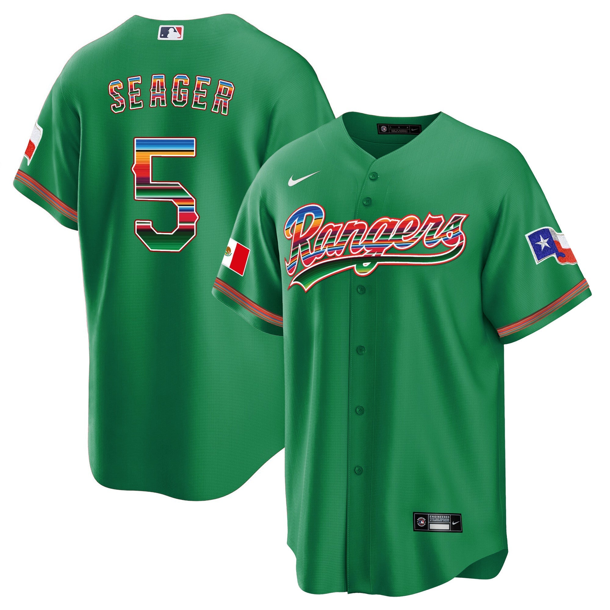 Men’s Texas Mexican Heritage Night Cool Base Jersey – Home