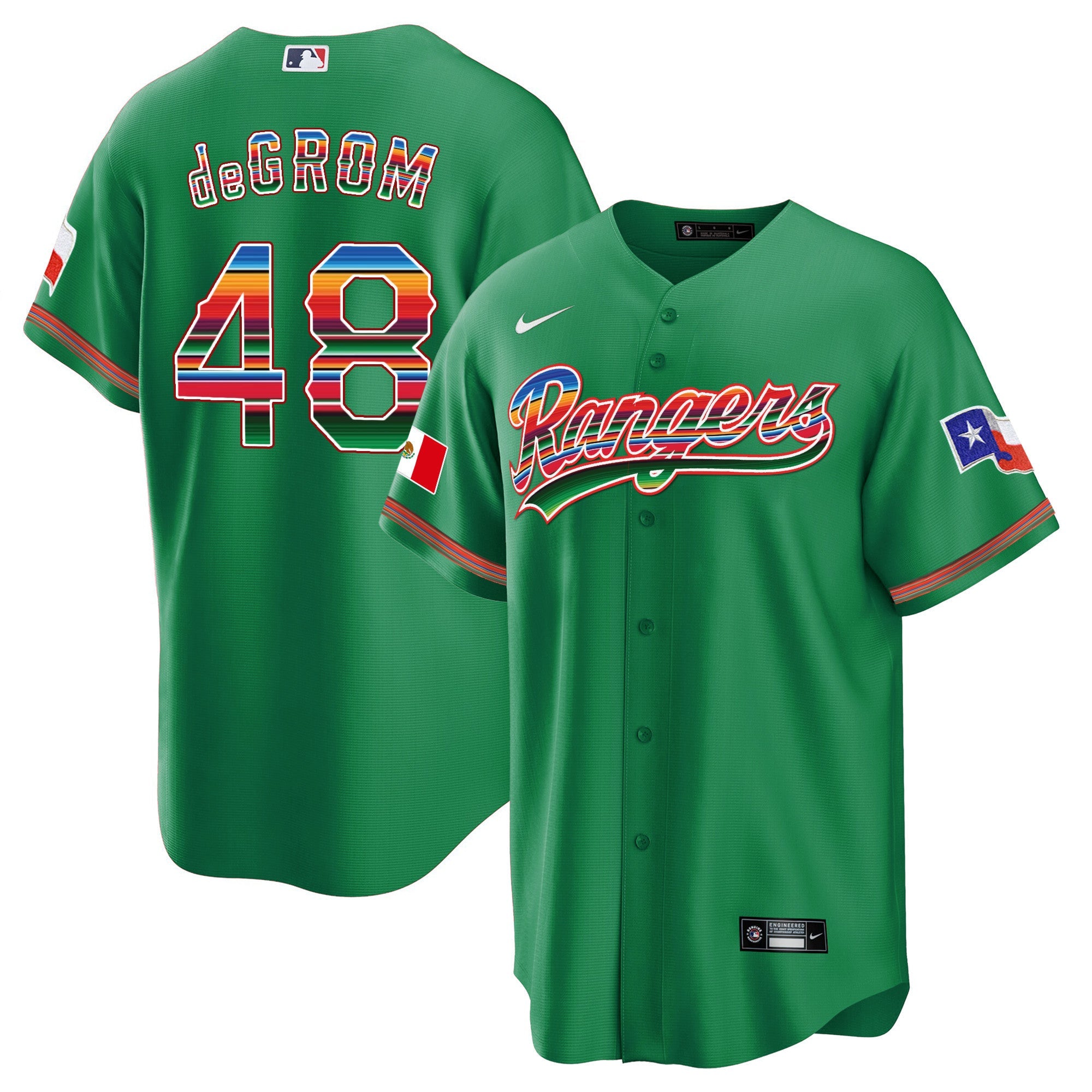 Men’s Texas Mexican Heritage Night Cool Base Jersey – Home