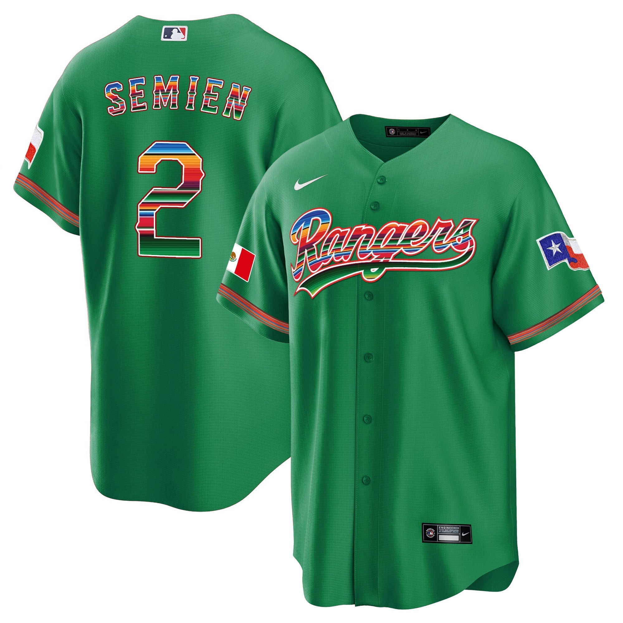 Men’s Texas Mexican Heritage Night Cool Base Jersey – Home