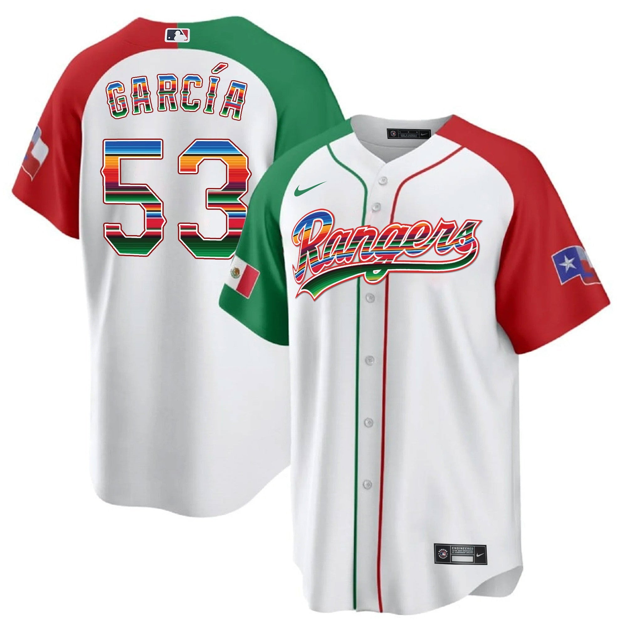 Men’s Texas Mexican Heritage Night Cool Base Jersey – Home