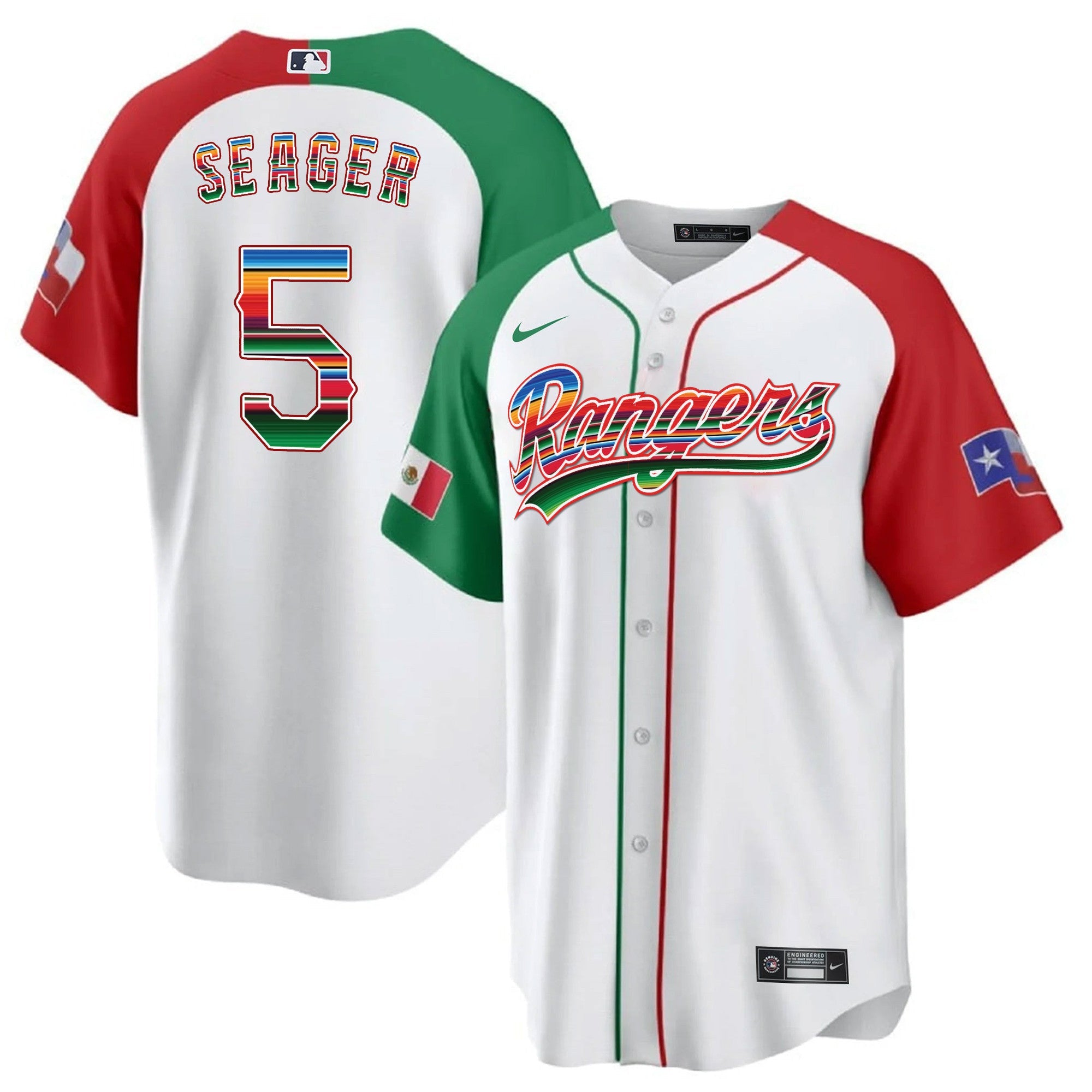 Men’s Texas Mexican Heritage Night Cool Base Jersey – Home