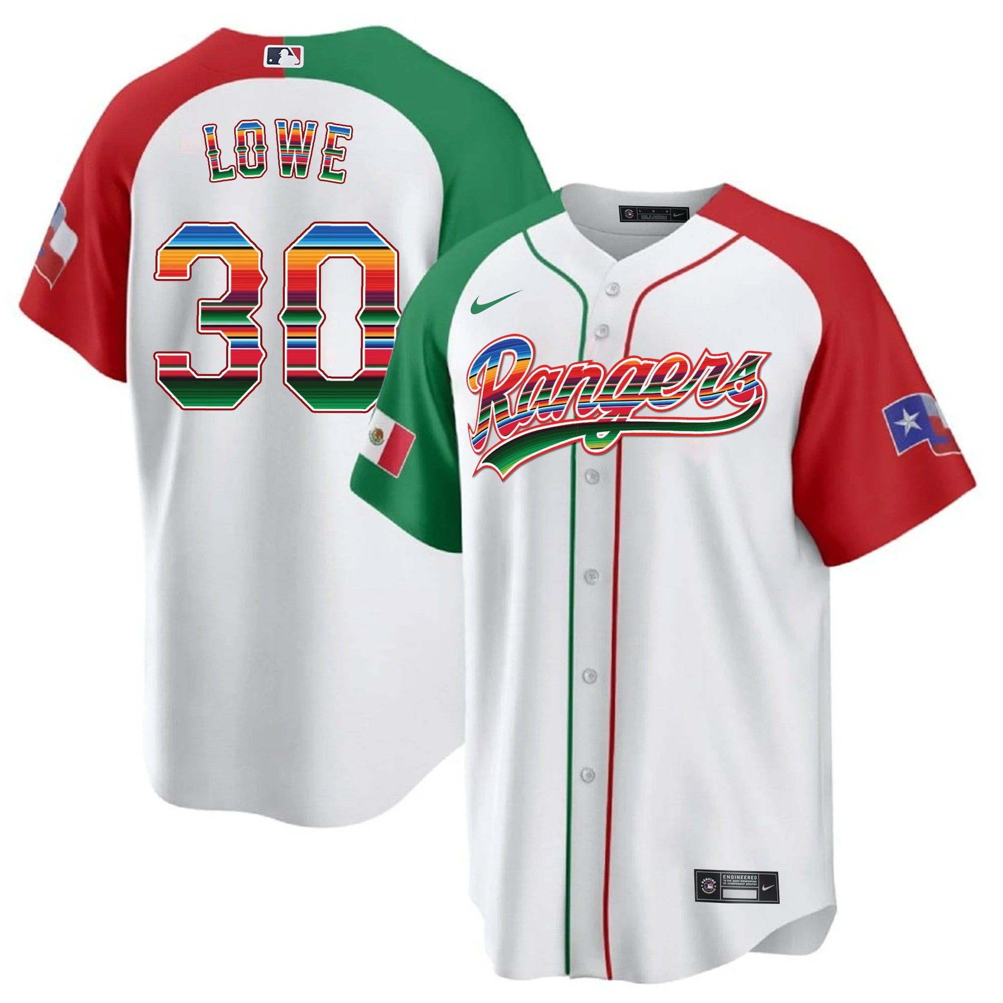 Men’s Texas Mexican Heritage Night Cool Base Jersey – Home