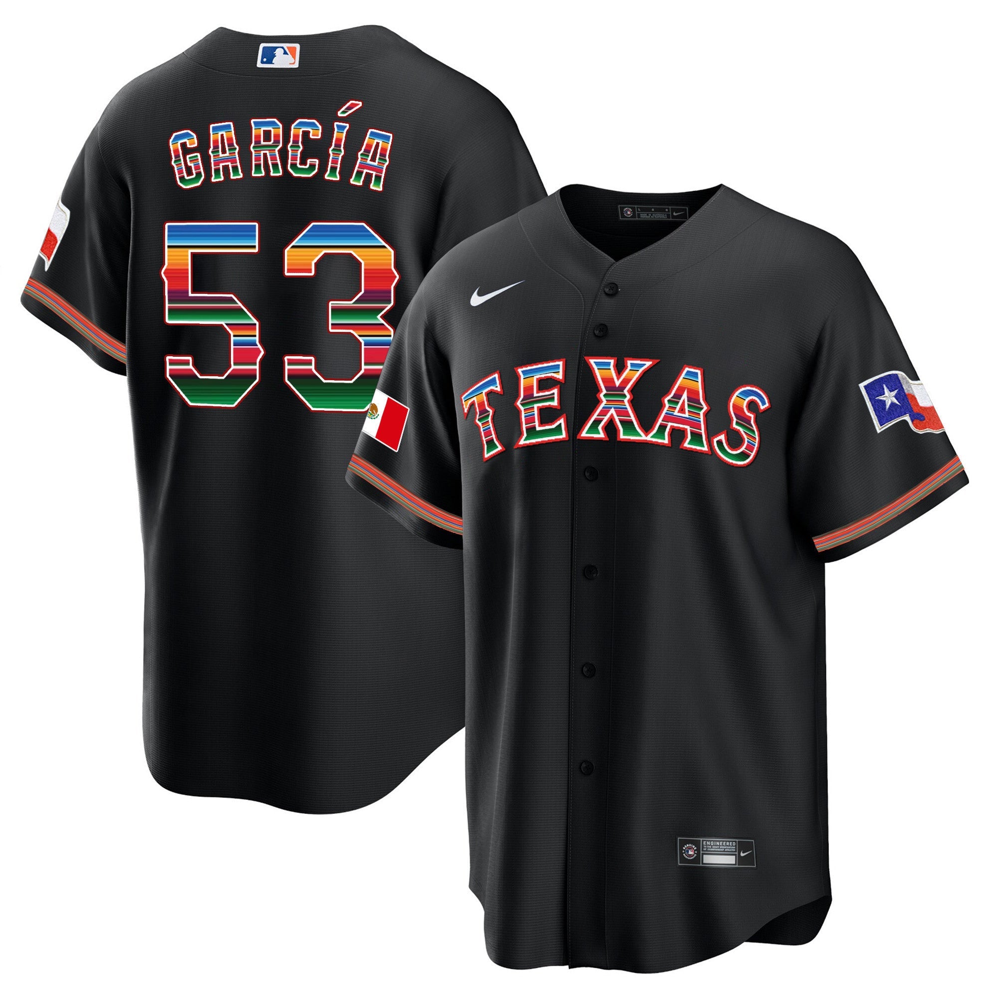 Men’s Texas Mexican Heritage Night Cool Base Jersey – Away
