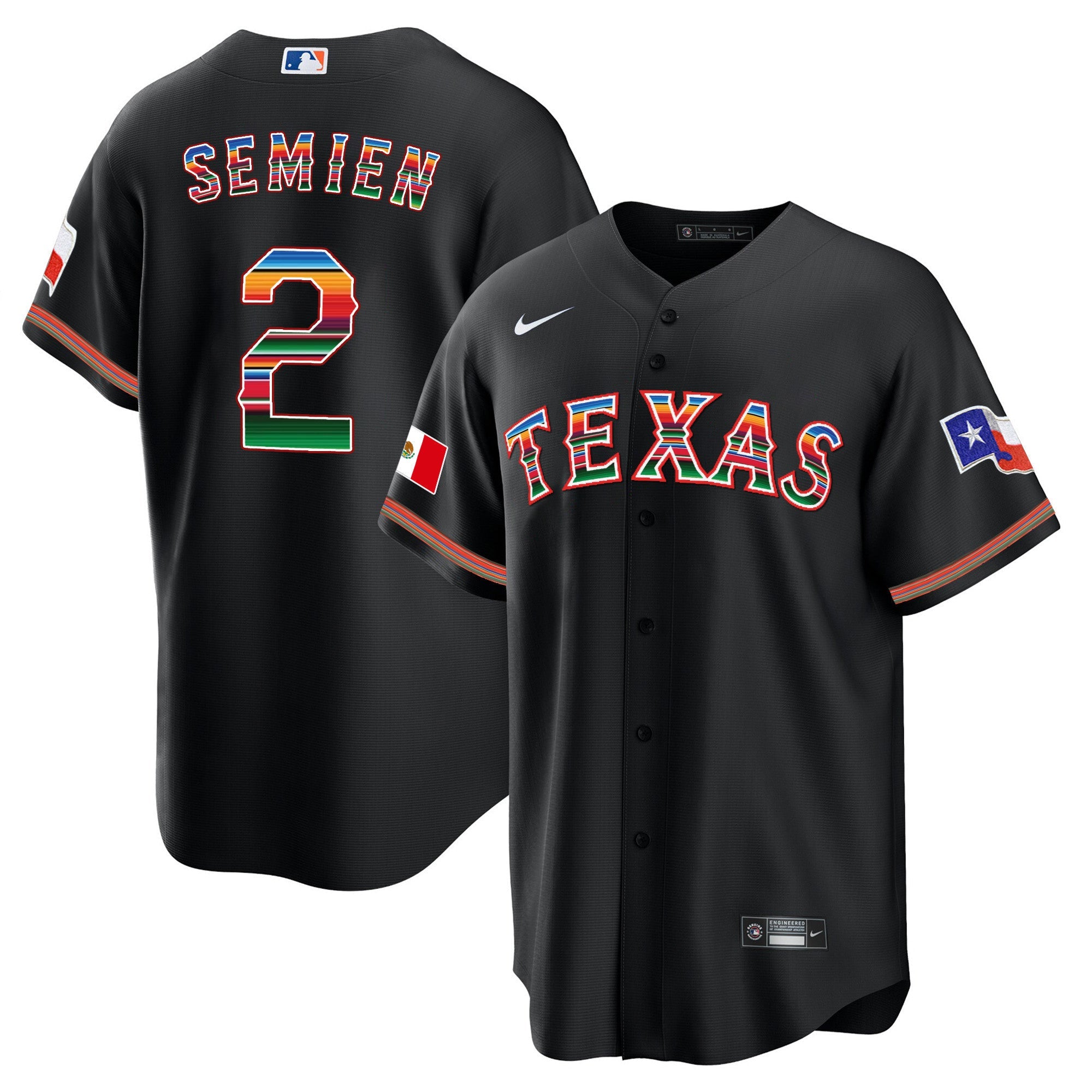 Men’s Texas Mexican Heritage Night Cool Base Jersey – Away