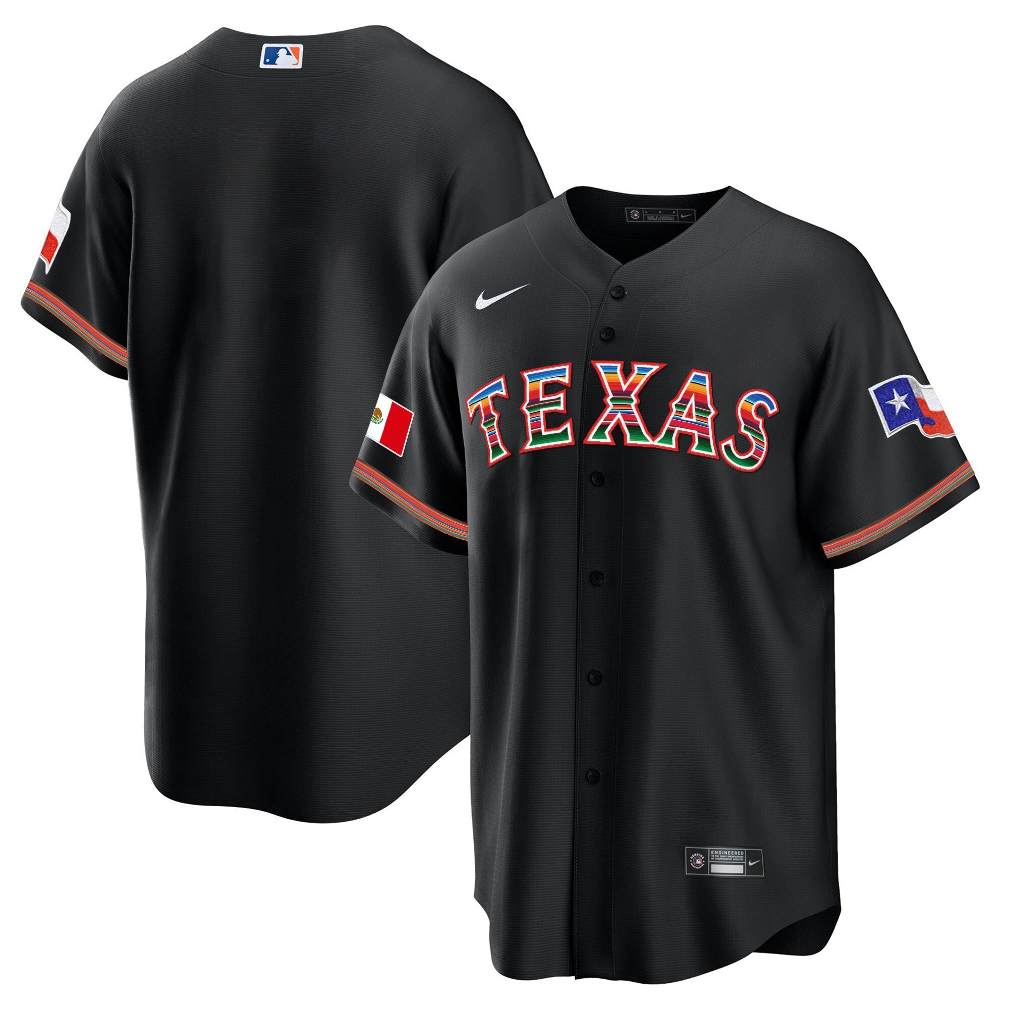 Men’s Texas Mexican Heritage Night Cool Base Jersey – Away