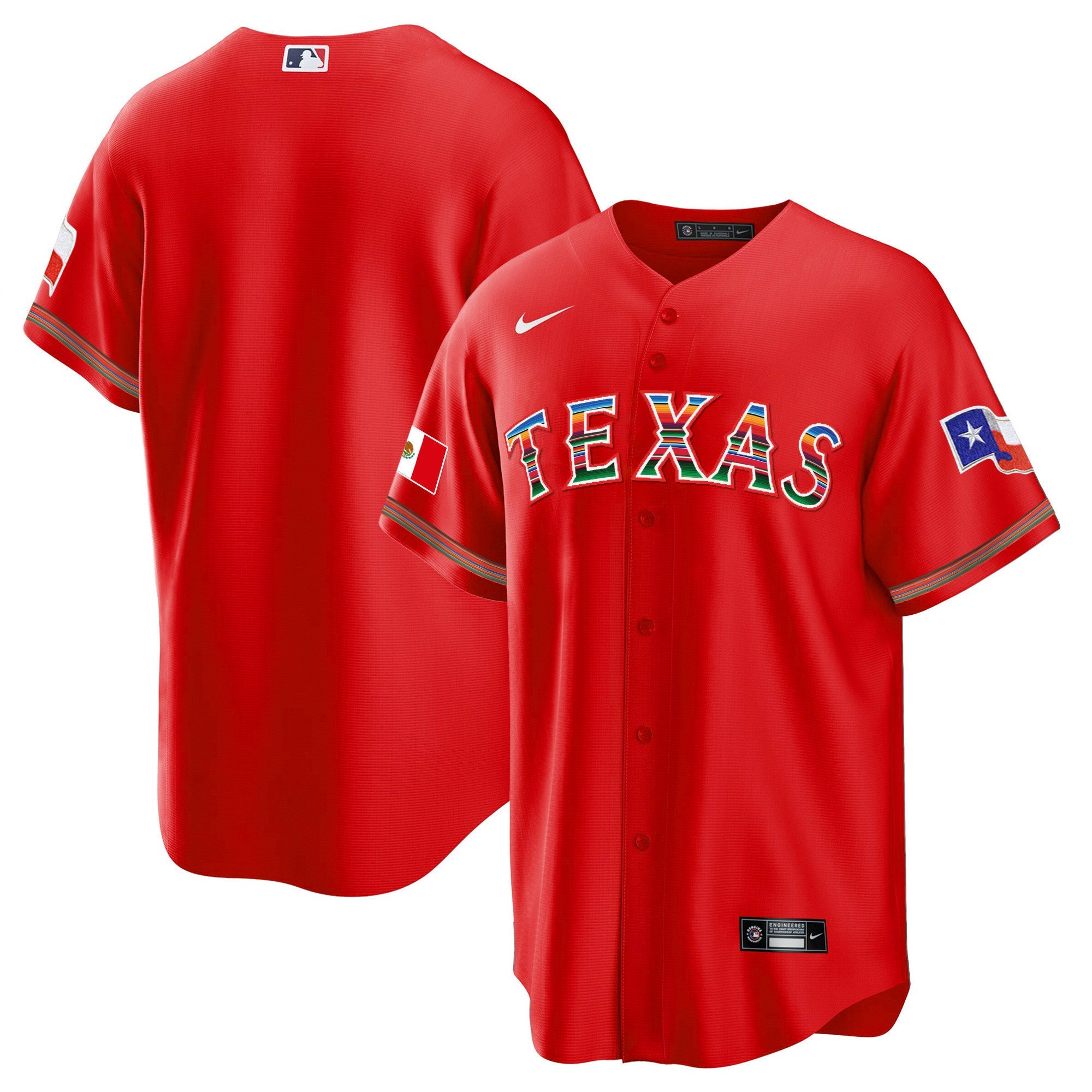 Men’s Texas Mexican Heritage Night Cool Base Jersey – Away