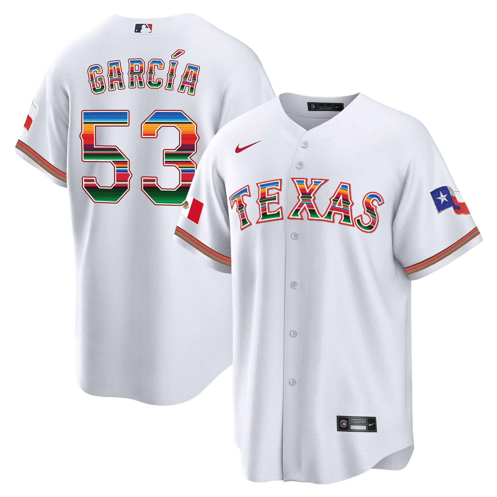 Men’s Texas Mexican Heritage Night Cool Base Jersey – Away