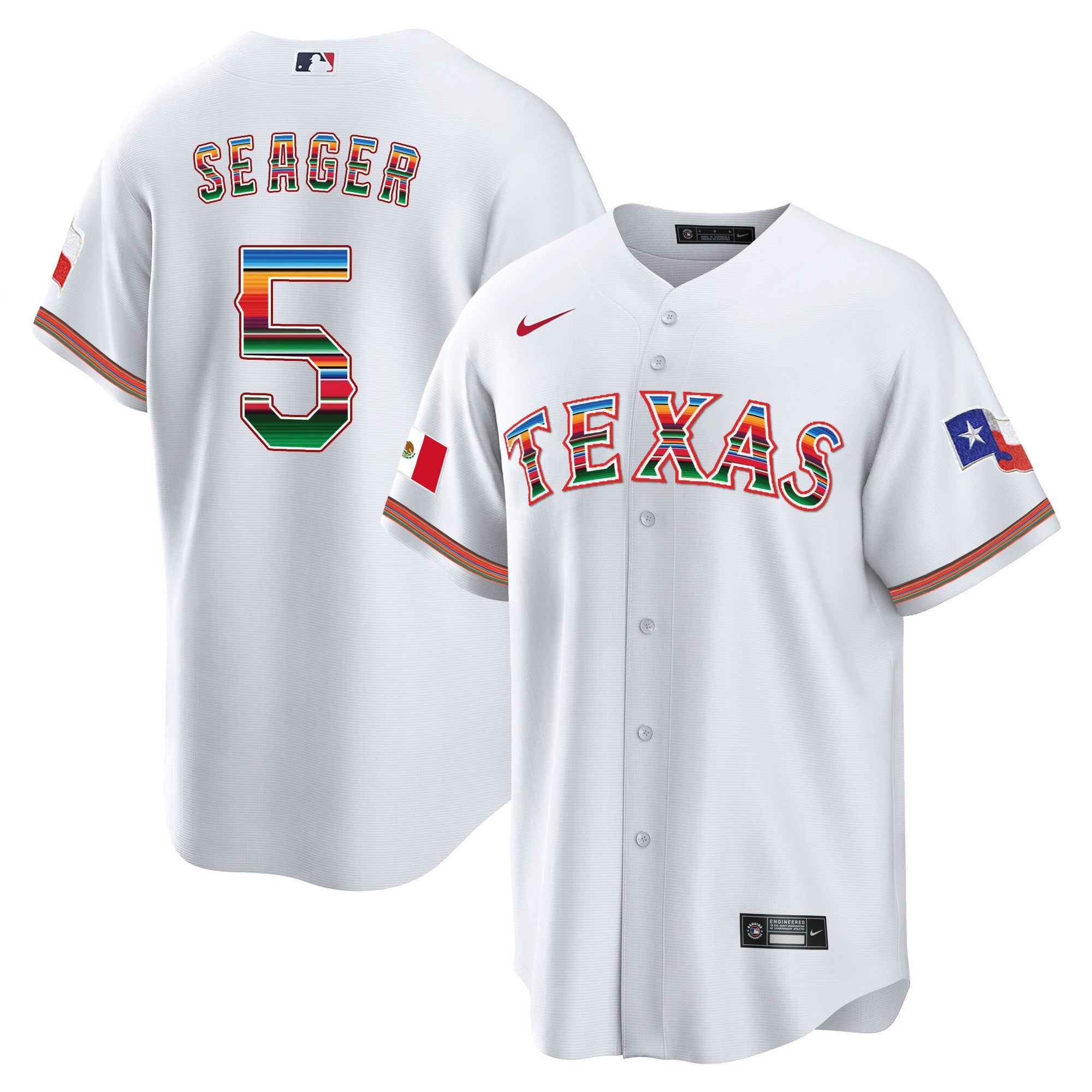 Men’s Texas Mexican Heritage Night Cool Base Jersey – Away