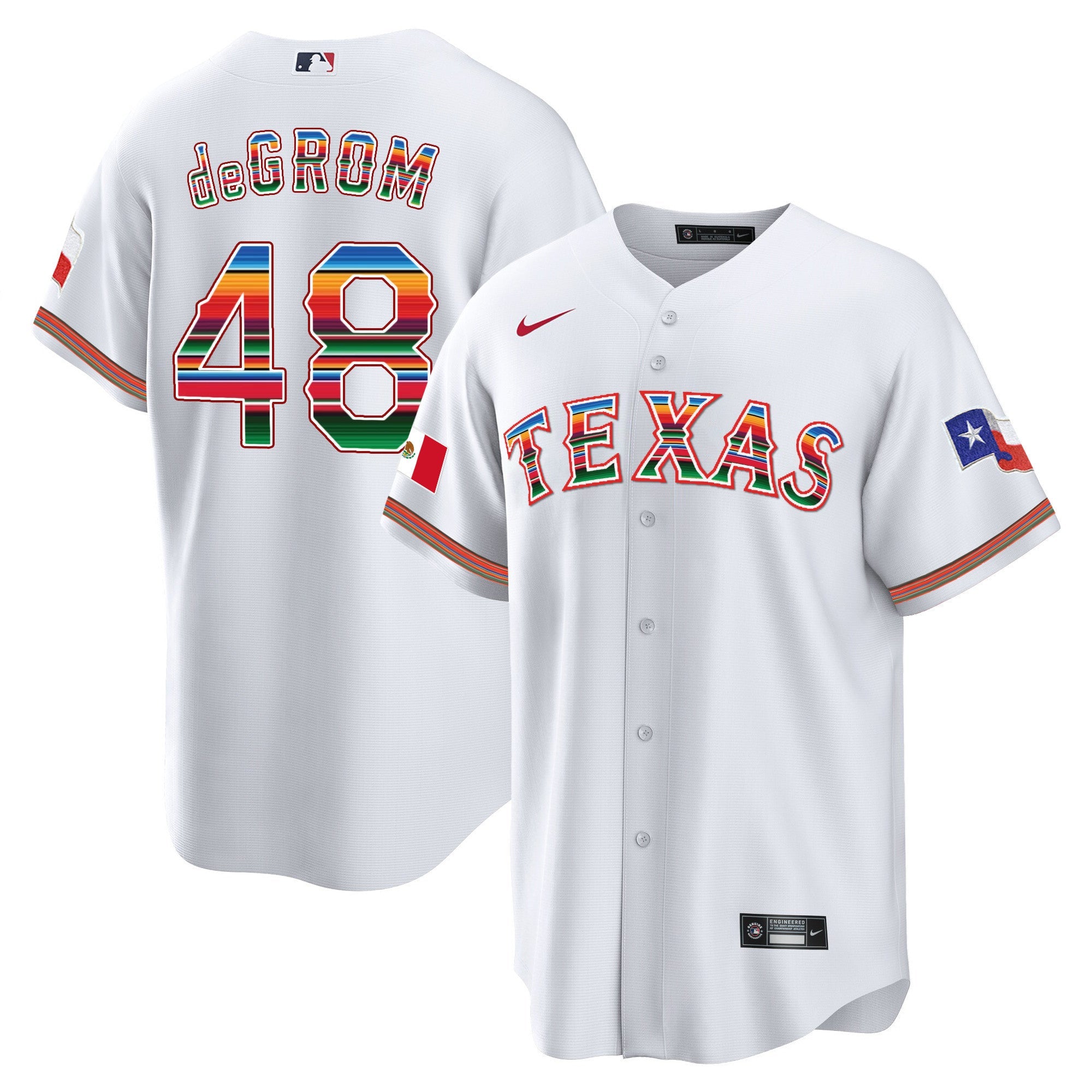 Men’s Texas Mexican Heritage Night Cool Base Jersey – Away
