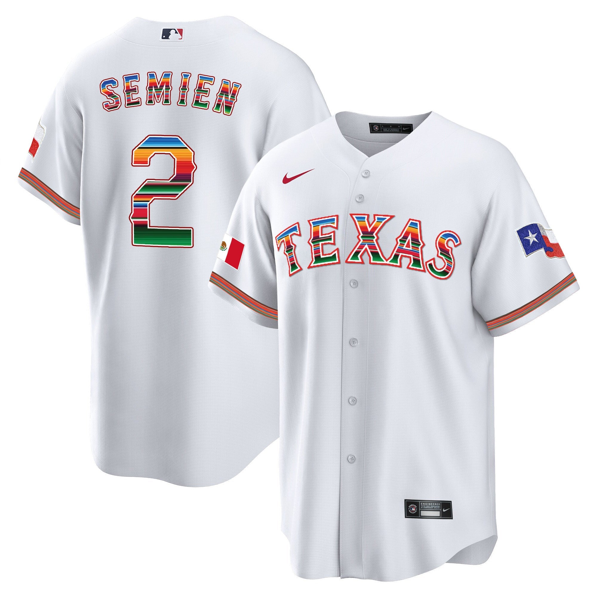 Men’s Texas Mexican Heritage Night Cool Base Jersey – Away