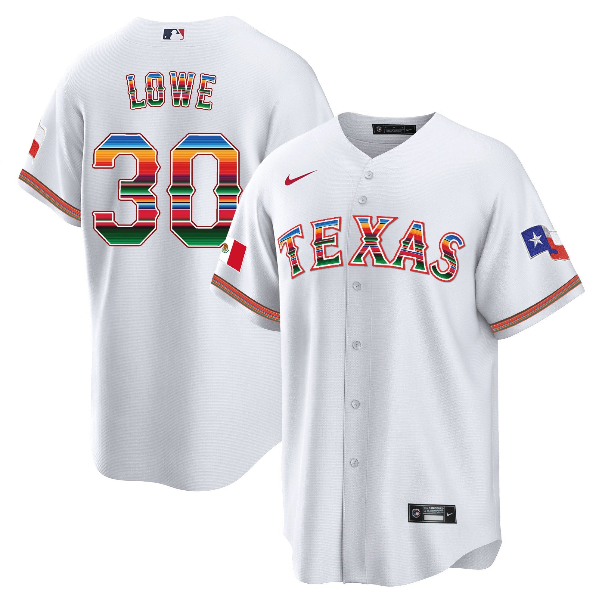 Men’s Texas Mexican Heritage Night Cool Base Jersey – Away