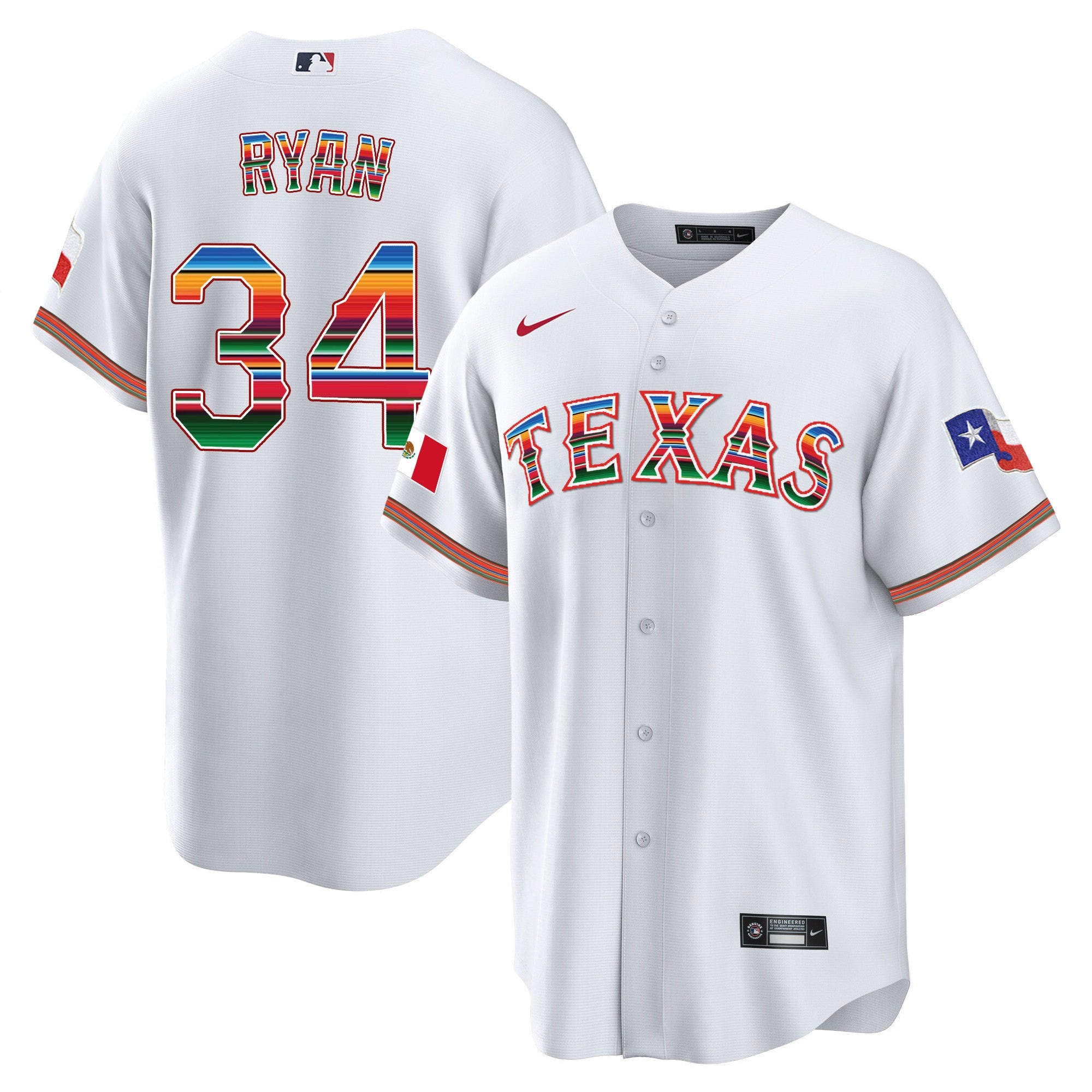 Men’s Texas Mexican Heritage Night Cool Base Jersey – Away